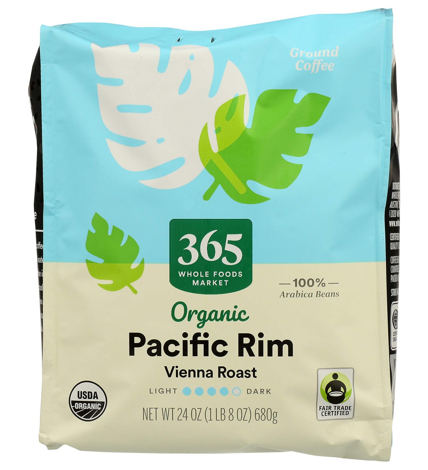 365 Whole Foods Market Coffee Vienna Roast Pacific Rim Ground Organic - 24 oz - Buy Online on SooperMarket.com
