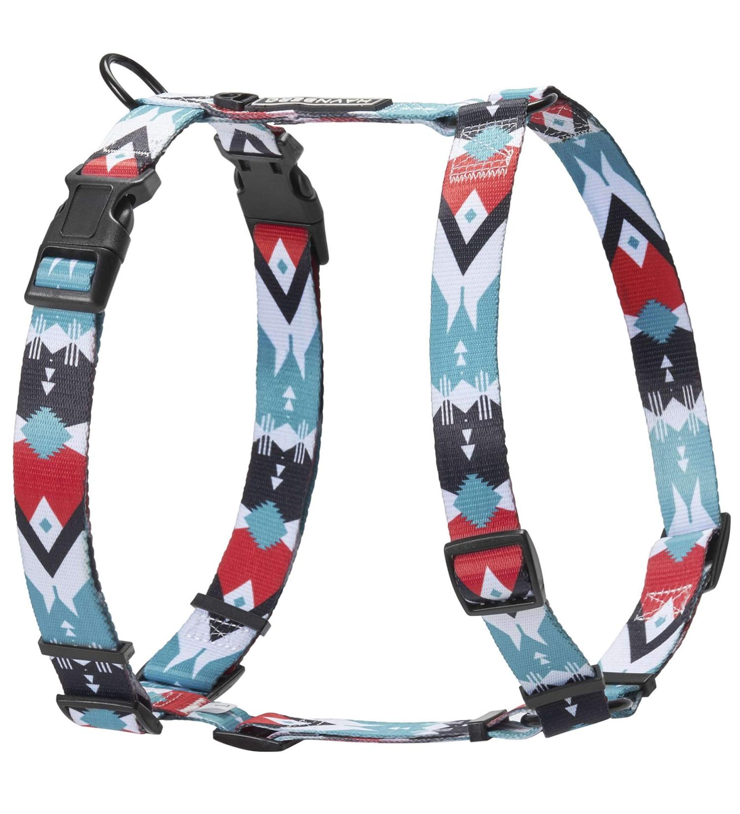 Havnberg Dog Harness - Stylish & Adjustable Breastware for Small Medium & Large Dogs | Available in Black Red Turquoise and Navajo Design | Sizes S M L - Buy Online on SooperMarket.com