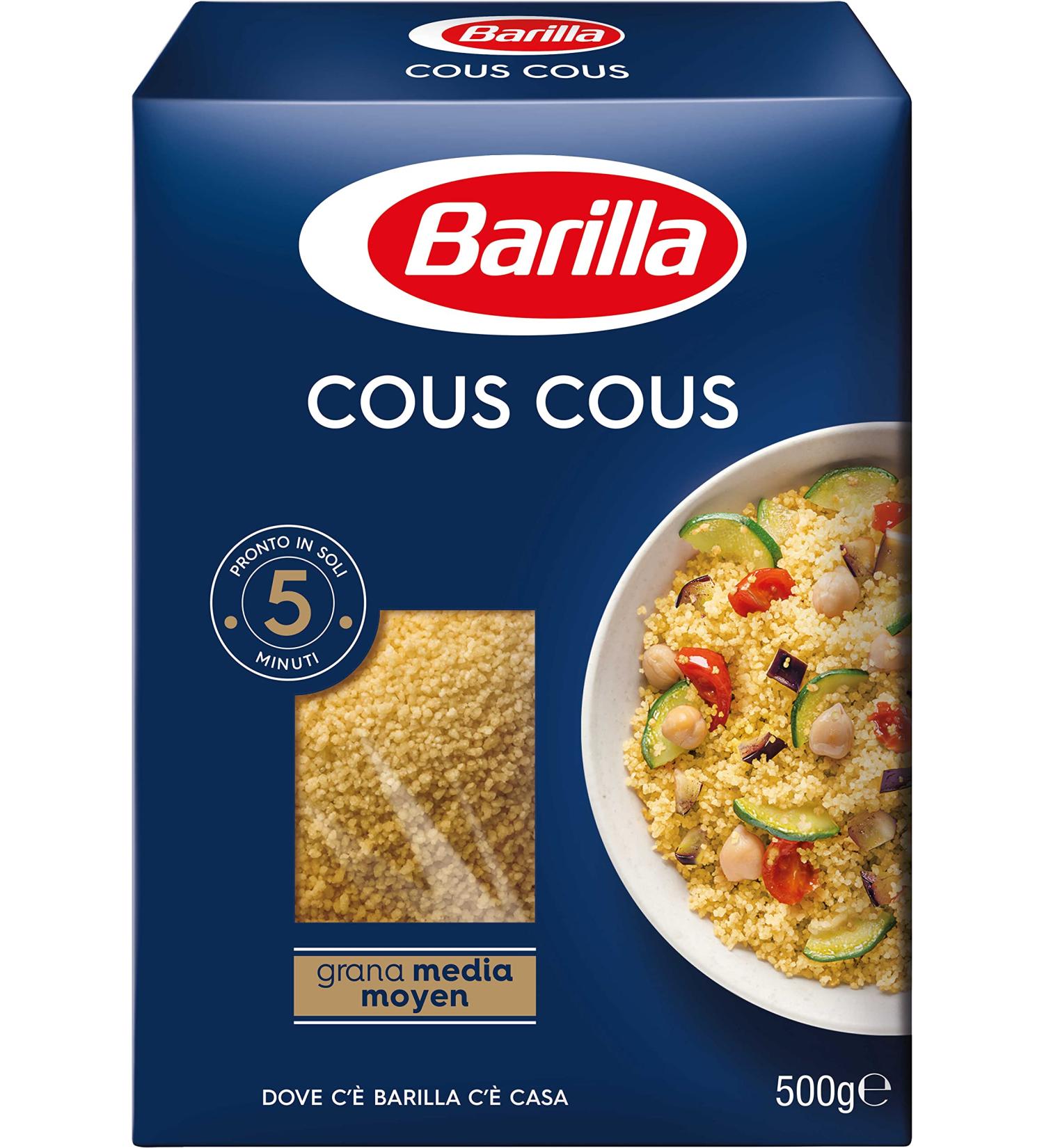 Buy Barilla Cous-Cous Italian Pasta 500g | Premium Quality Pasta for International Shipping - Buy Online on SooperMarket.com
