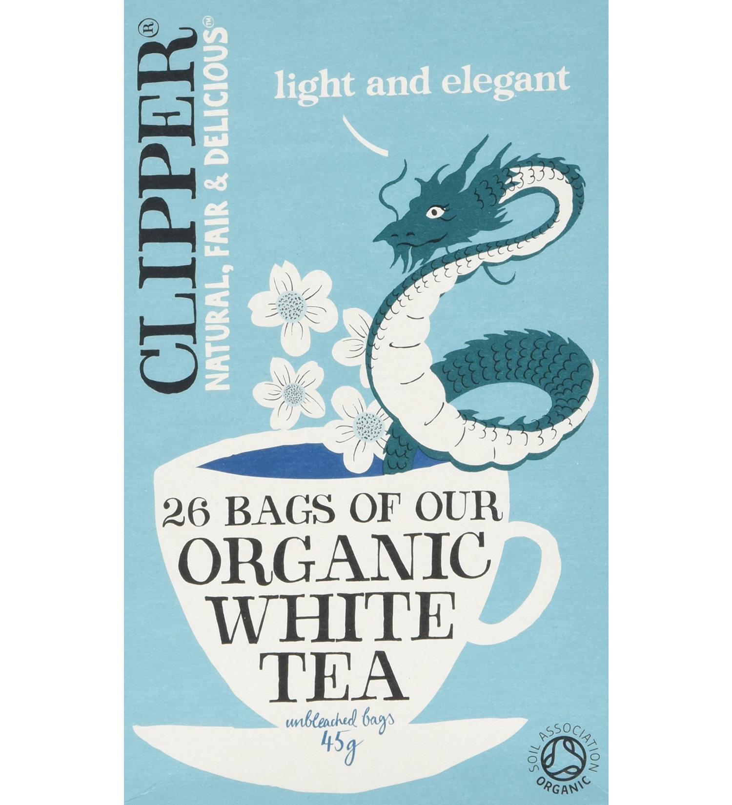 Clipper Organic White Tea - 26 Teabags (45g) - Buy Online on SooperMarket.com