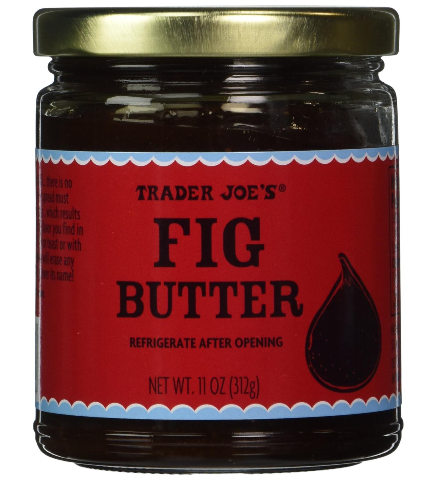 Trader Joe's Fig Butter 11oz/312g - Pack of 2 | No Artificial Colors, Flavors, or Preservatives - Buy Online on SooperMarket.com