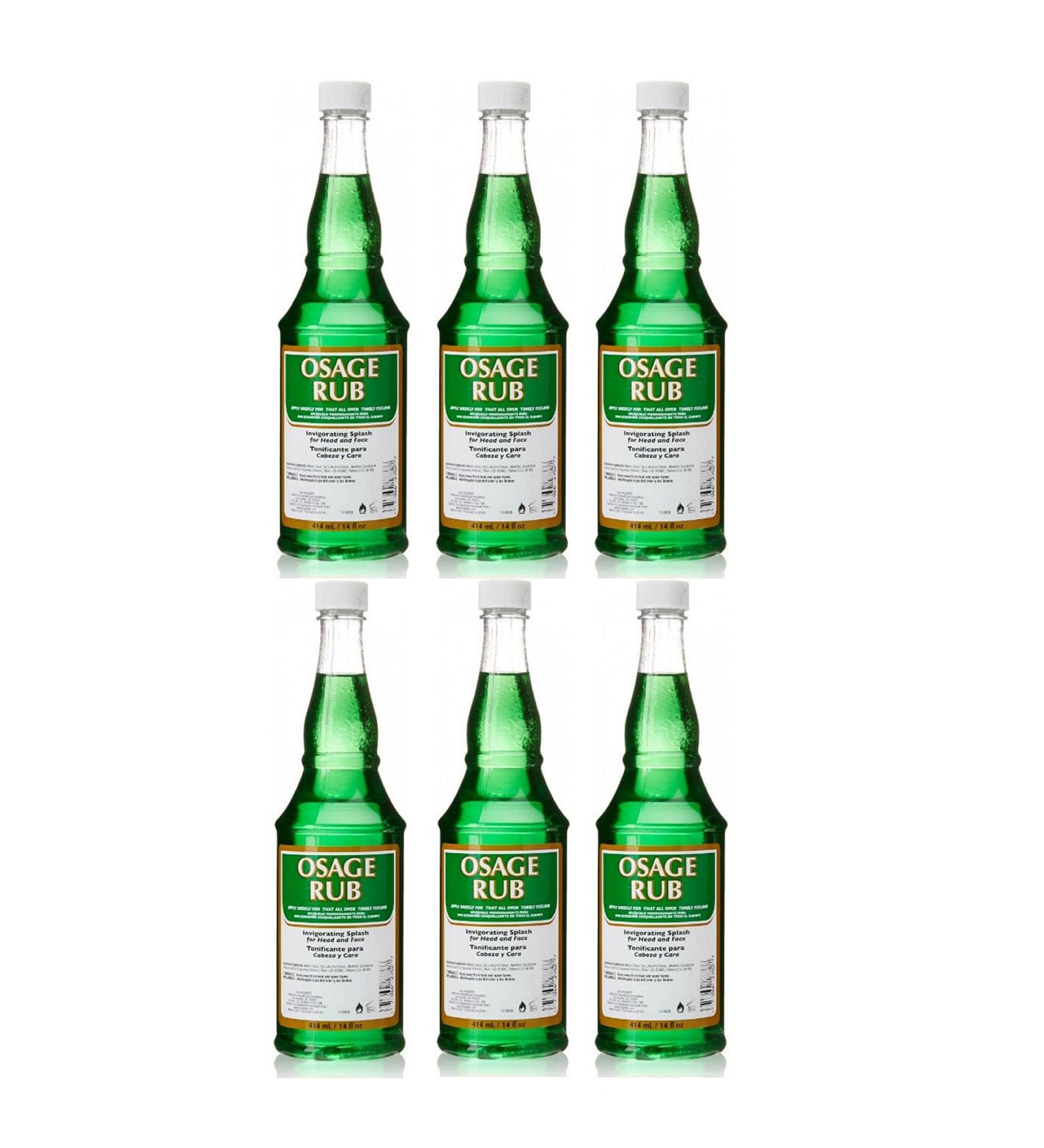 Clubman Osage Rub Invigorating Splash for Head and Face - 6 Pack - Buy Online on SooperMarket.com