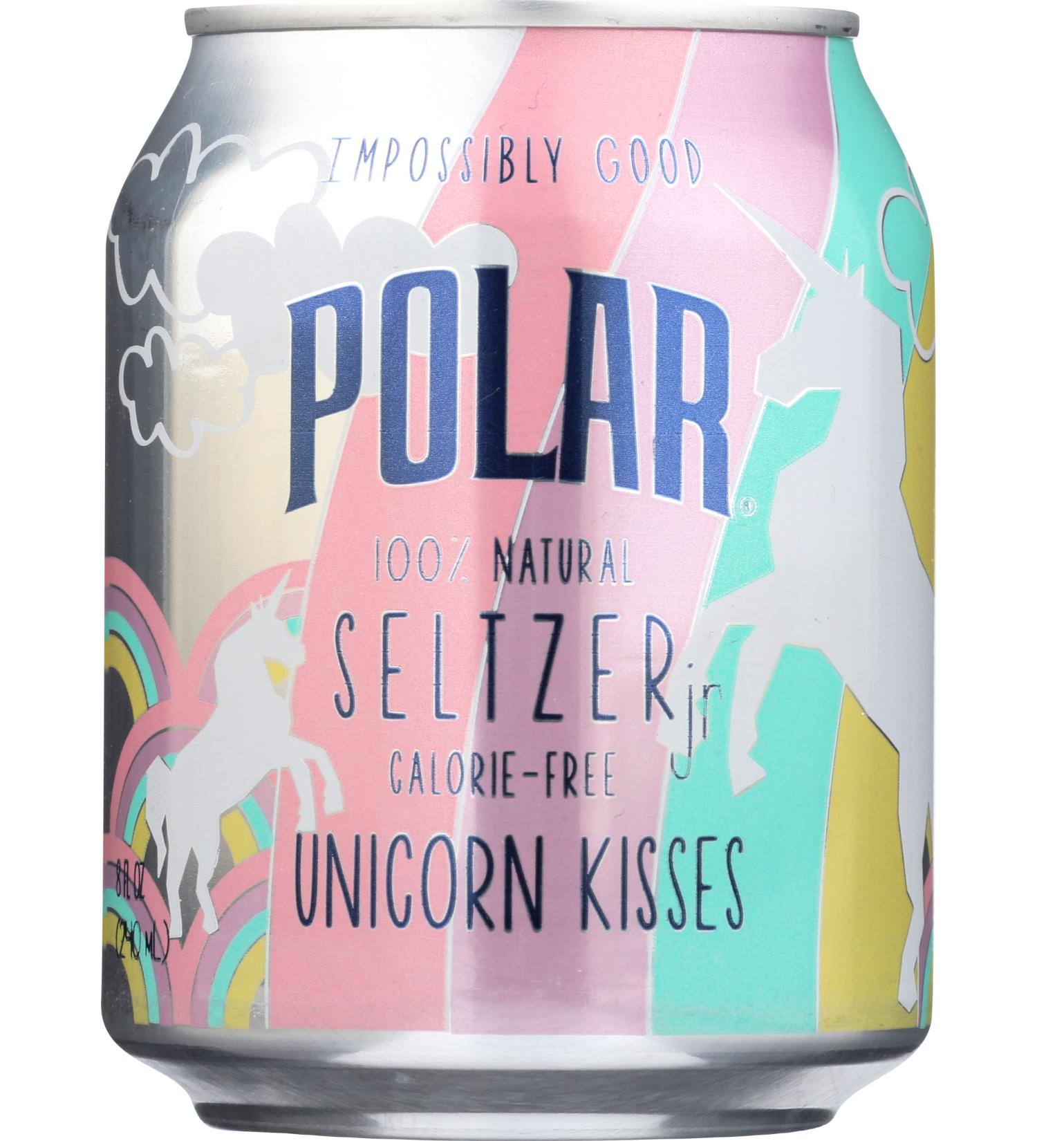 Polar Beverages Unicorn Kisses Seltzer 8oz 6 Pack - Refreshing Sparkling Water - Buy Online on SooperMarket.com