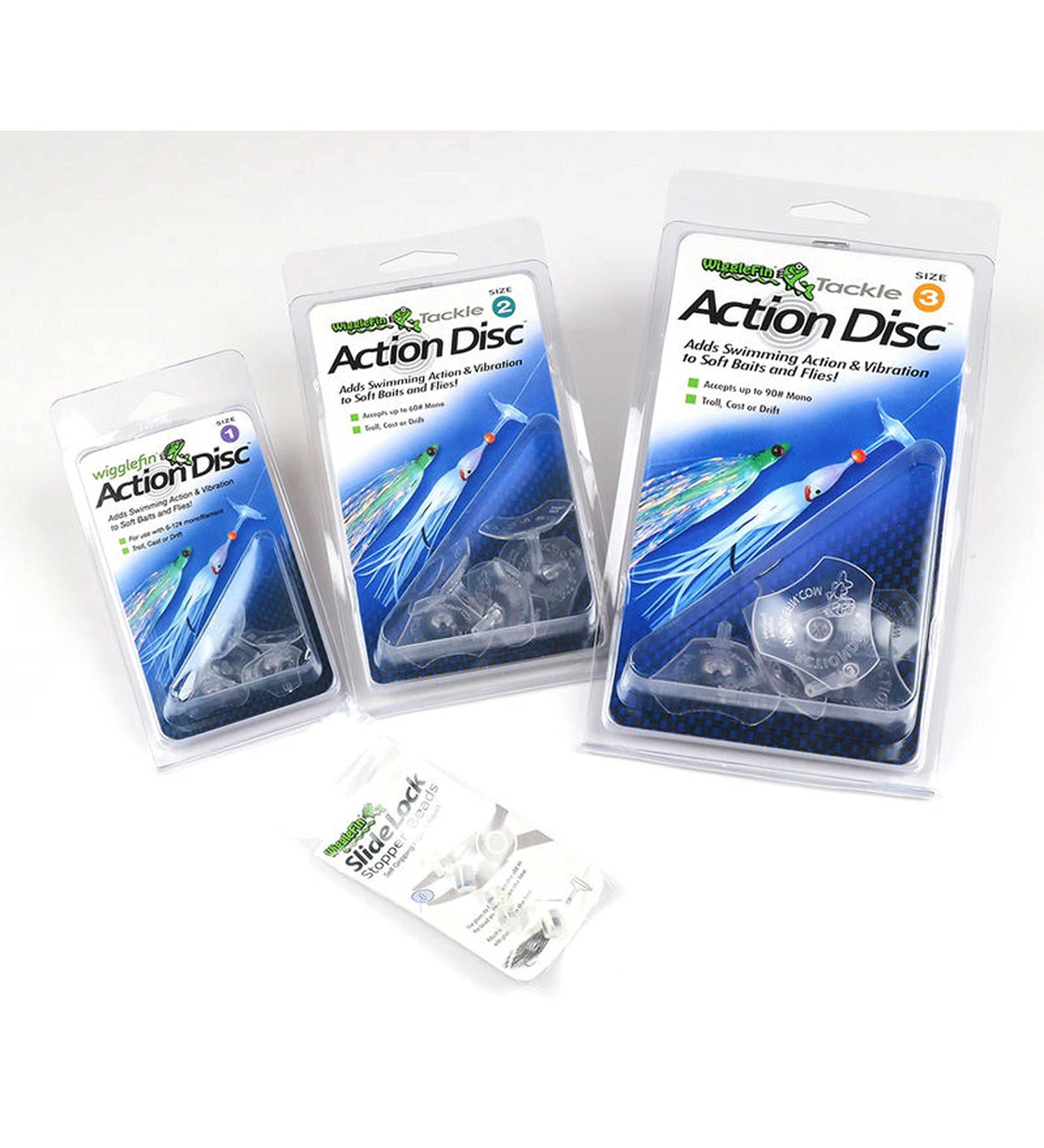 Wigglefin Tackle Action Discs Size 1 - Enhance Your Fishing Lure Movement - Buy Online on SooperMarket.com