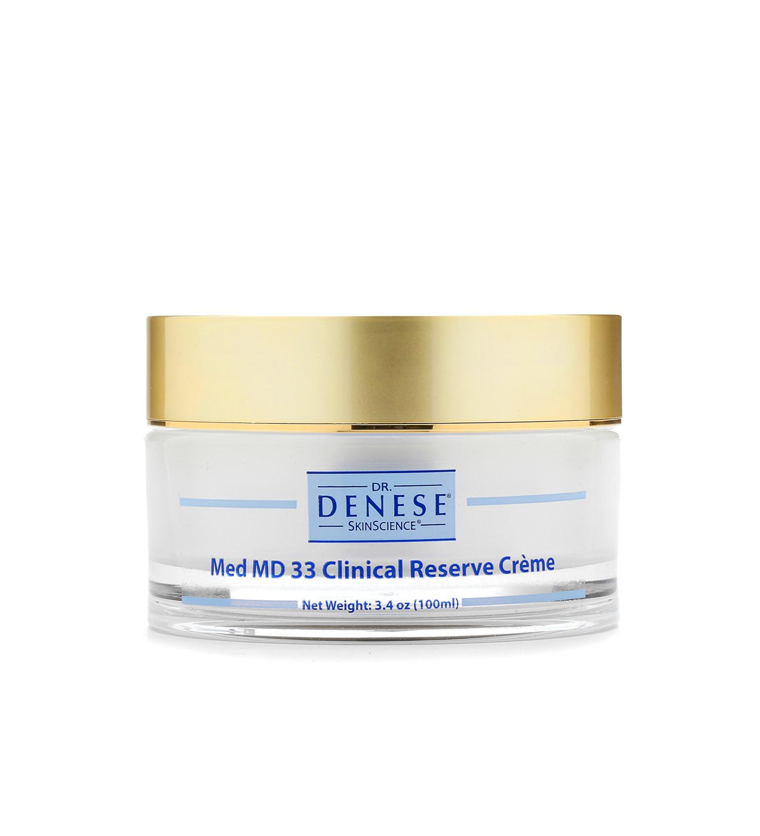 Dr. Denese SkinScience MD 33 Clinical Reserve Cream - Deep Moisturization Anti-Aging with 33 Active Ingredients Paraben-Free & Cruelty-Free - 3.4oz - Buy Online on SooperMarket.com