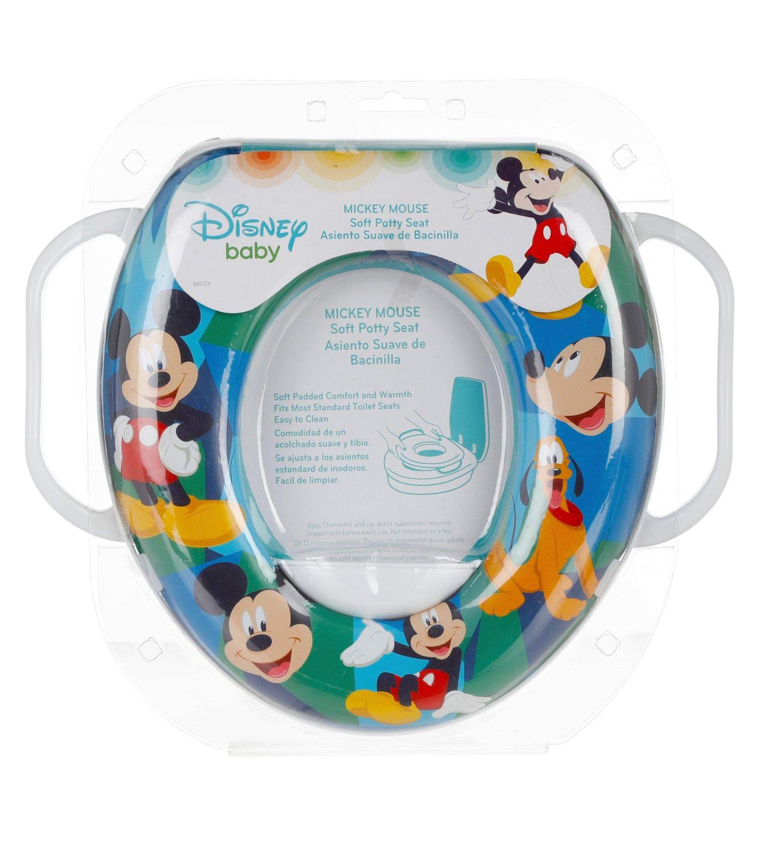 Mickey Mouse Soft Potty Seat With Handles One Size (Pack of 1) Red