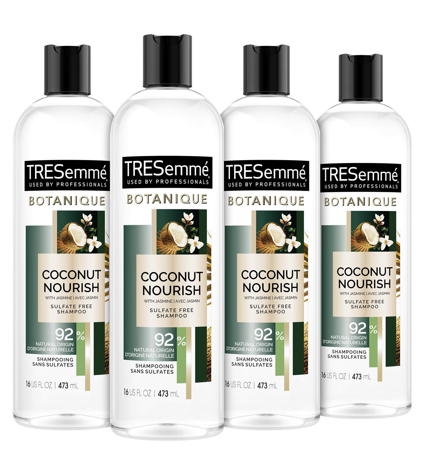TRESemm Botanique Coconut Nourish Shampoo for Dry Frizzy Hair - 16 Fl Oz (Pack of 4) - Buy Online on SooperMarket.com