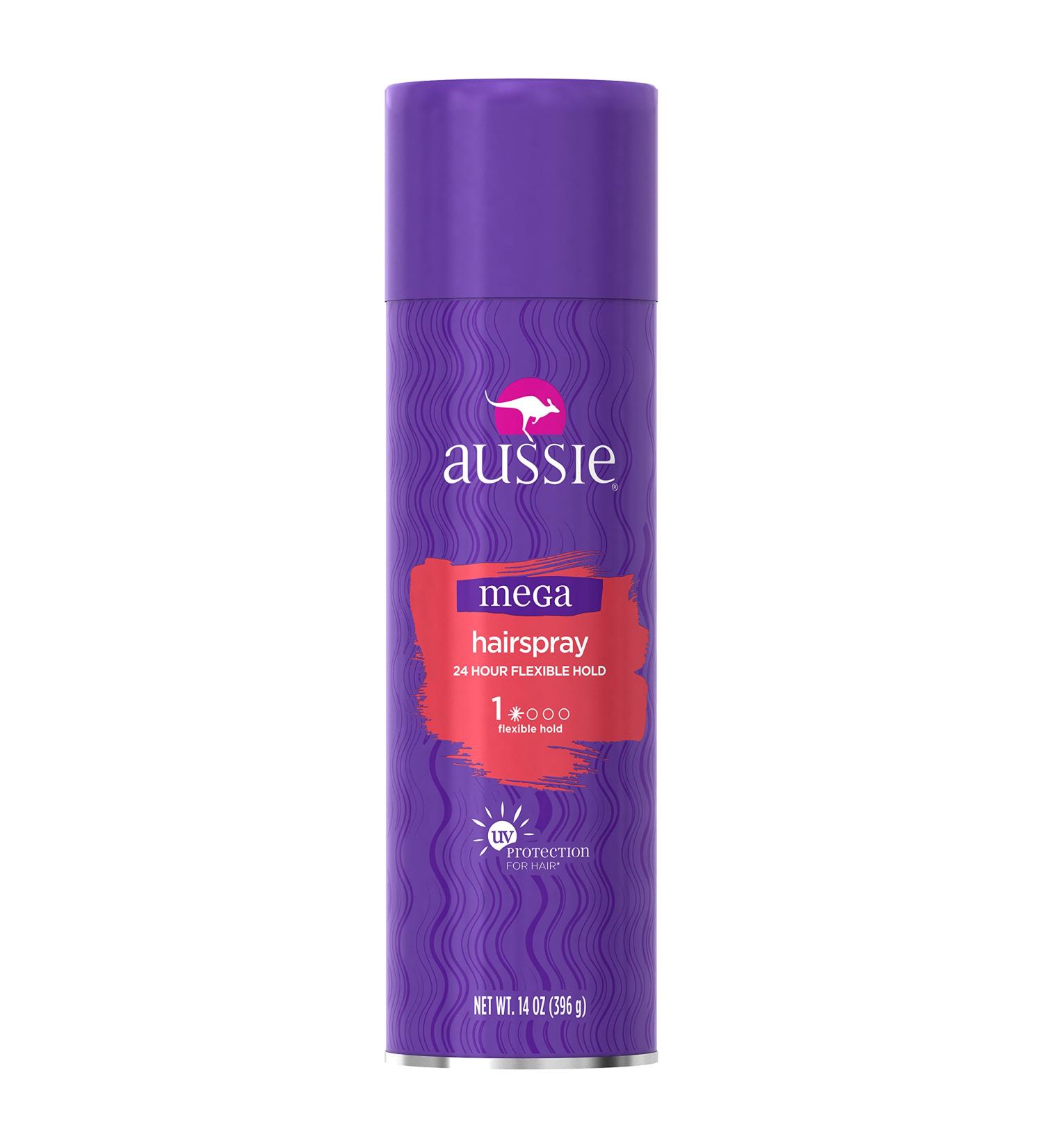 Aussie Mega Hair Spray 14 oz - Flexible Hold - Buy Online on SooperMarket.com