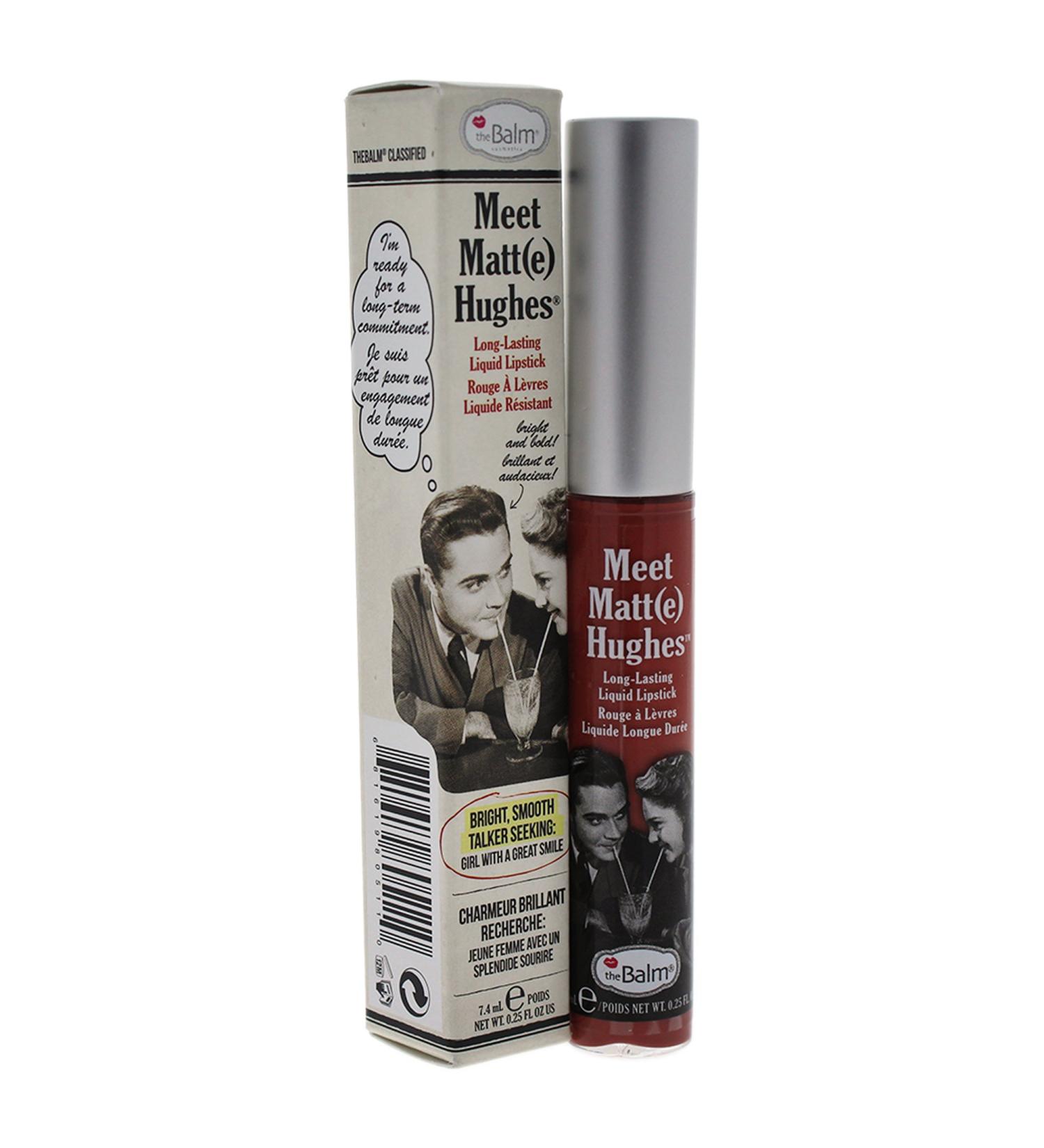theBalm Meet Matt(e) Hughes Long-Lasting Liquid Lipstick - Committed 0.25 fl oz - Buy Online on SooperMarket.com