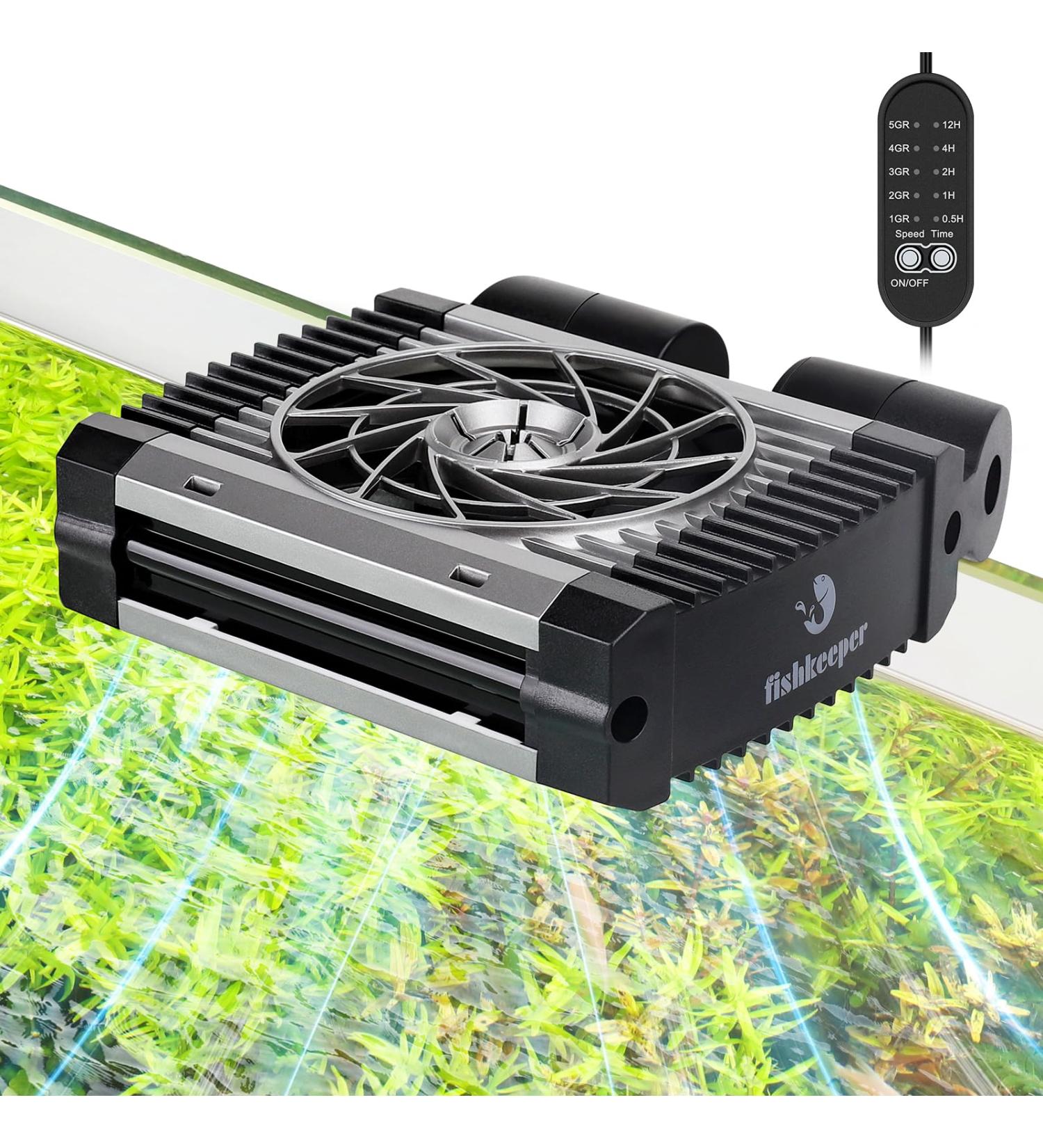 Fishkeeper Aquarium Cooler | Adjustable Quiet Fans for Freshwater Aquariums up to 30 cm | 1 Fan - 4W | Optimal Temperature Control - Buy Online on SooperMarket.com