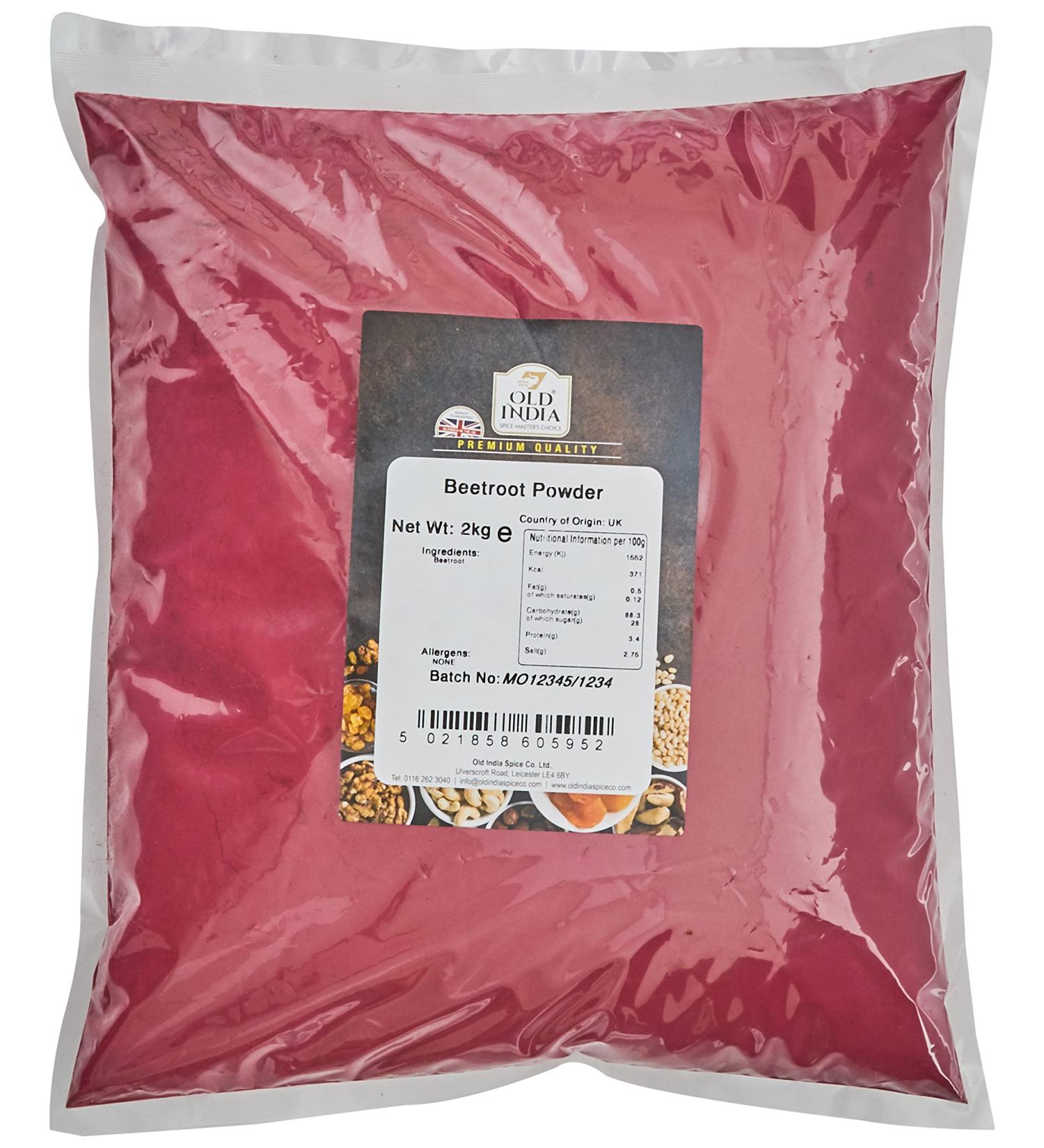Old India Beetroot Powder 2kg - Premium Quality Organic Supplement - Buy Online on SooperMarket.com