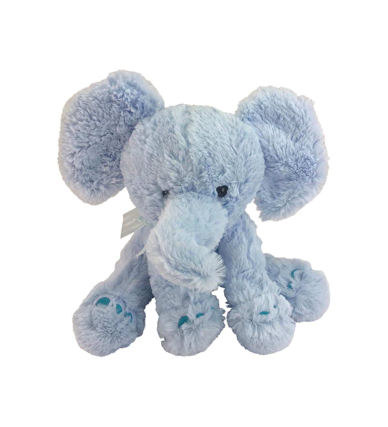 Blue Elephant Teddy Cuddly Toy for Babies | Baby Box Shop - Buy Online on SooperMarket.com