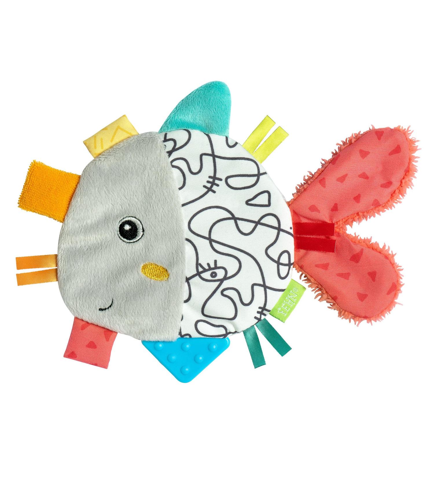 Buy Fehn Cracker Fish - Activity Raschel Baby Toys for Grip & Play | Motor & Crackling Toys for Babies 0+ Months - Buy Online on SooperMarket.com