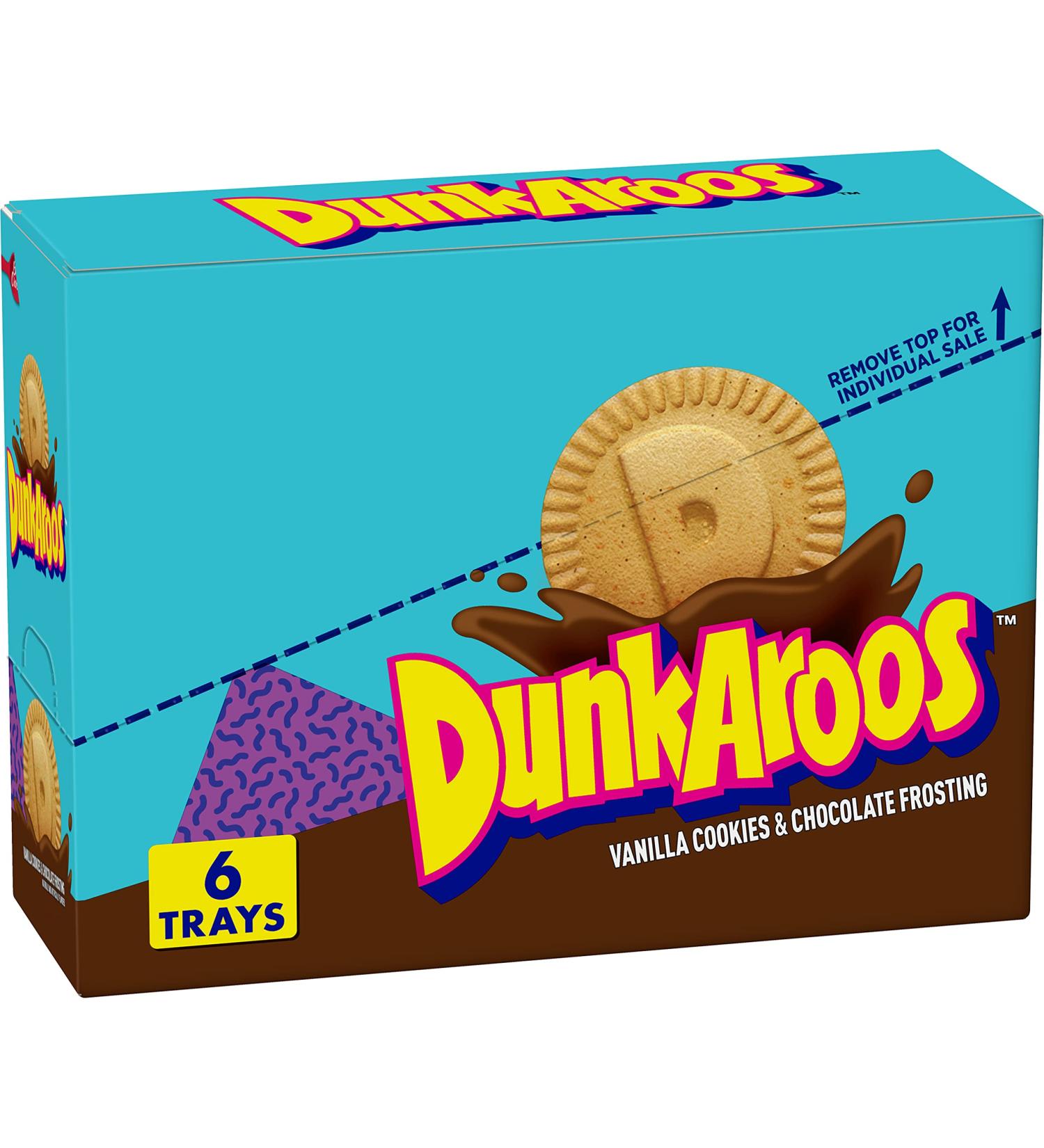 Dunkaroos Vanilla Cookies with Chocolate Frosting - 9 oz (Pack of 6) | Delicious Snack for Kids and Adults - Buy Online on SooperMarket.com