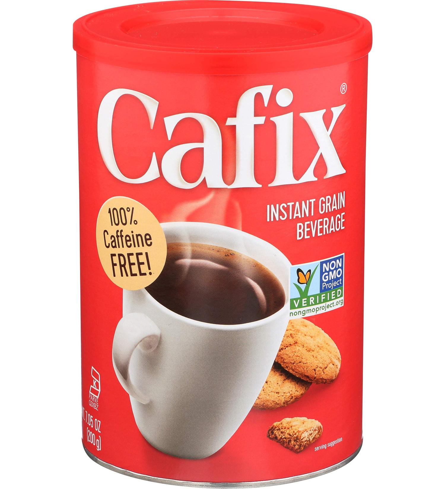 Cafix Caffeine-Free Instant Coffee Substitute 7.05-oz. (Pack of 6) - All-Natural and Convenient - Buy Online on SooperMarket.com