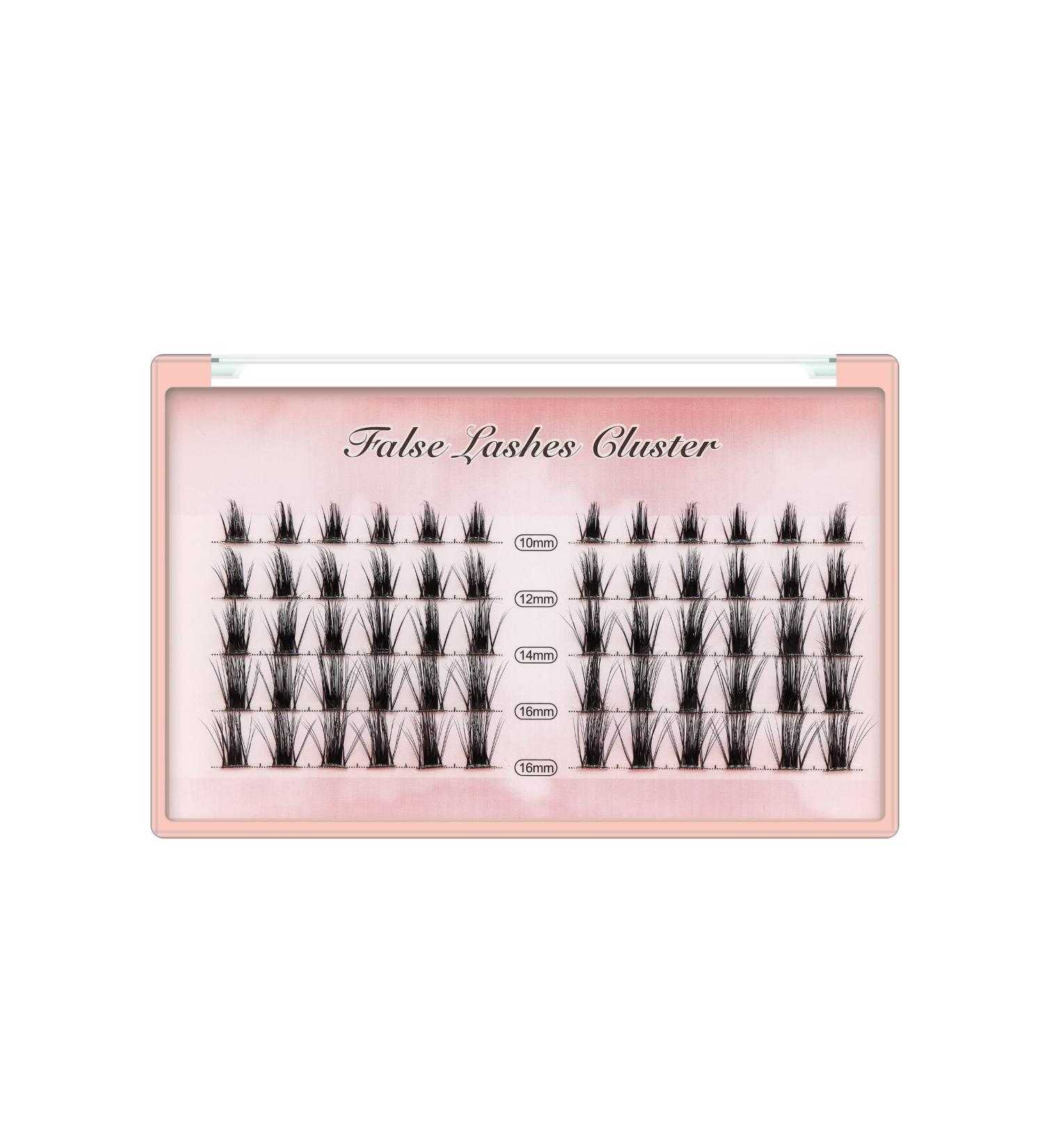 Buy Cluster Lashes DIY Eye Lashes Extensions - Natural Look Volume False Eyelashes 10-16mm | International Shipping - Buy Online on SooperMarket.com