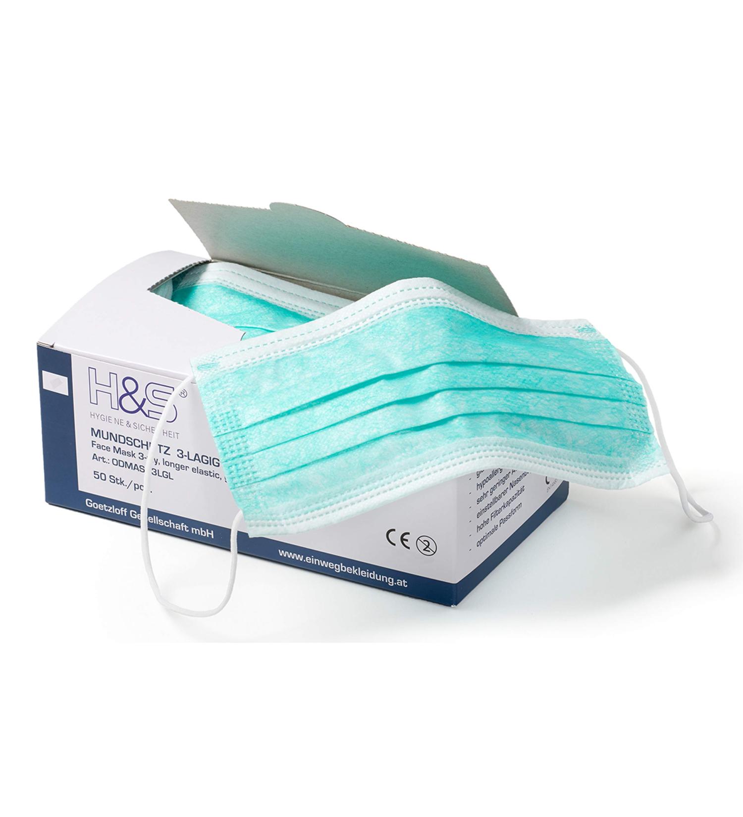 Buy ISC Hygiene & Safety Mundsicht Mask - 50 Durable 3-Layer Masks Comfort Fit Latex-Free Multi-Color Options - International Shipping Available - Buy Online on SooperMarket.com