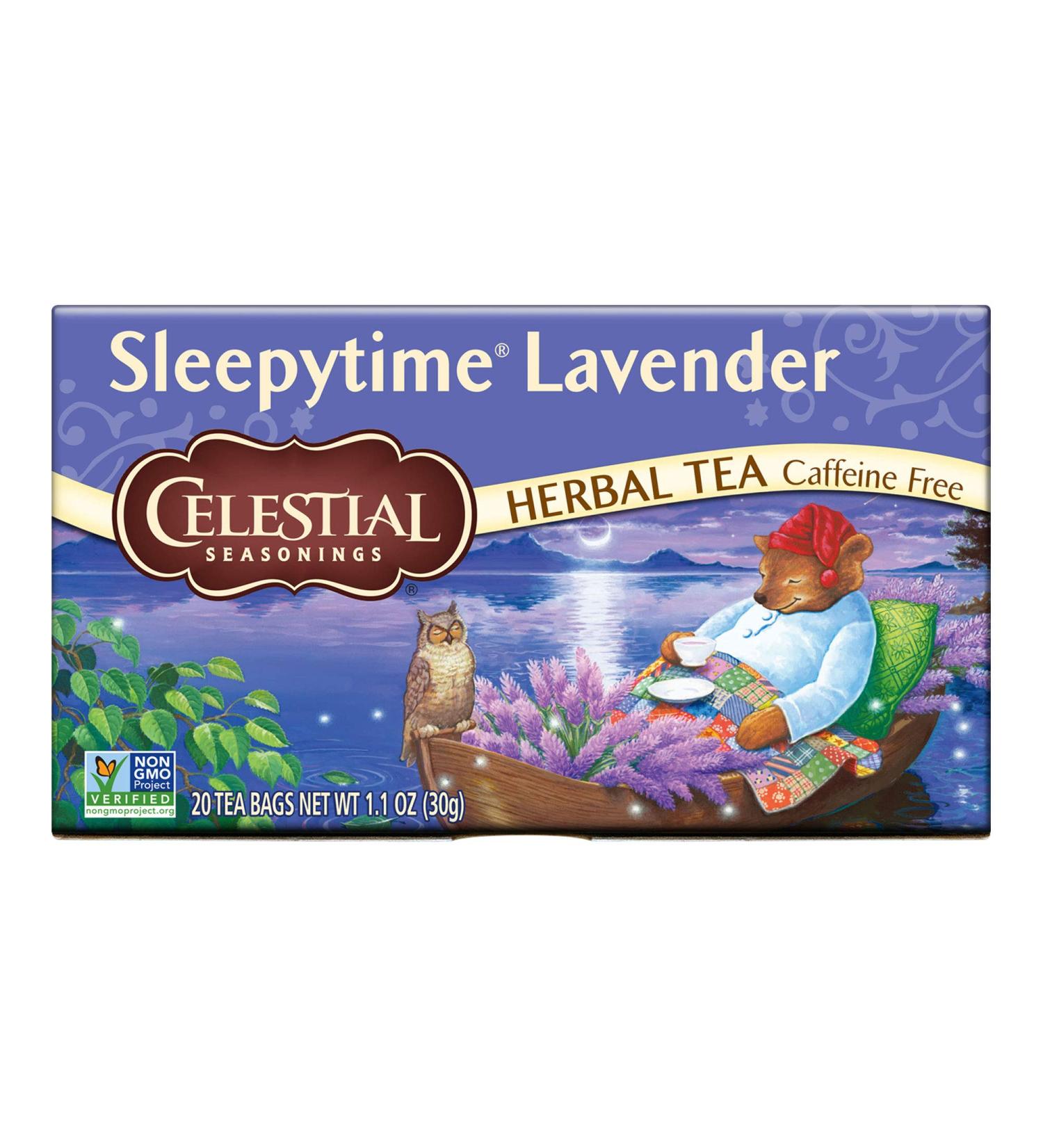 Celestial Seasonings Sleepytime Lavender Herbal Tea - 20 Count for Relaxation - Buy Online on SooperMarket.com
