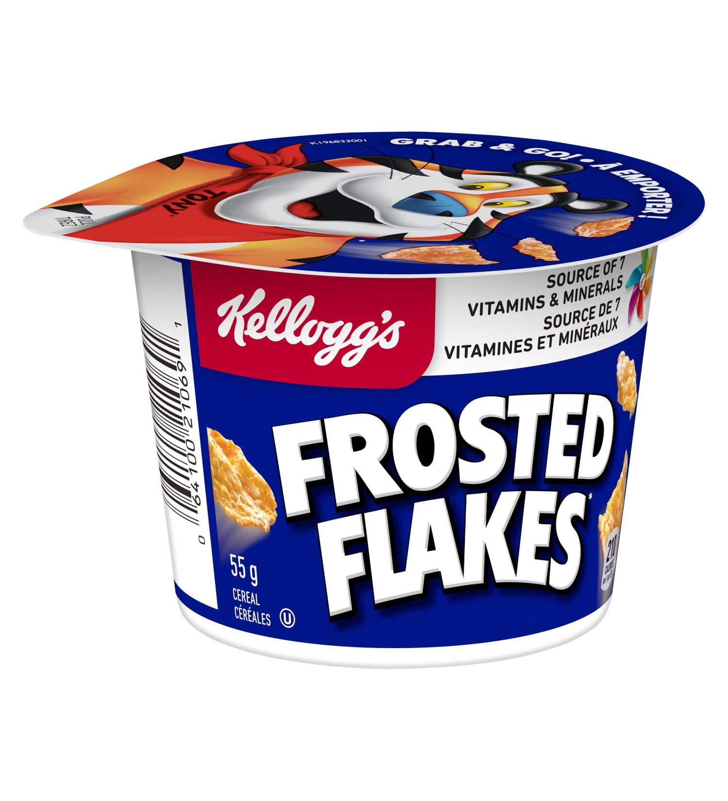 Kellogg's Cereal In A Cup Frosted Flakes 12-Count - Buy Online on SooperMarket.com