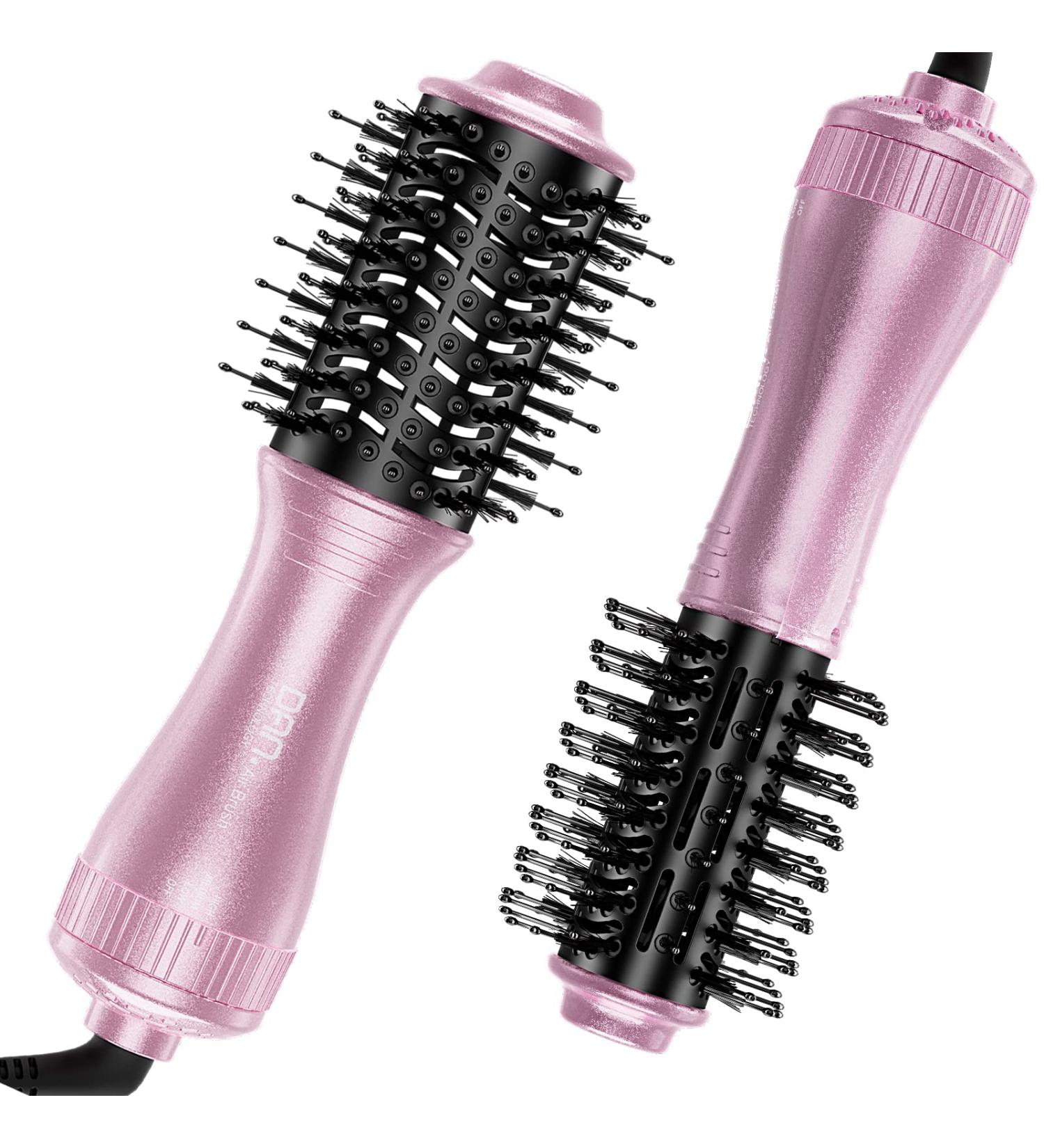 DAN Technology 2-inch Small Hair Dryer Brush - Lightweight Electric Ceramic Brush & Styler for Women - Buy Online on SooperMarket.com