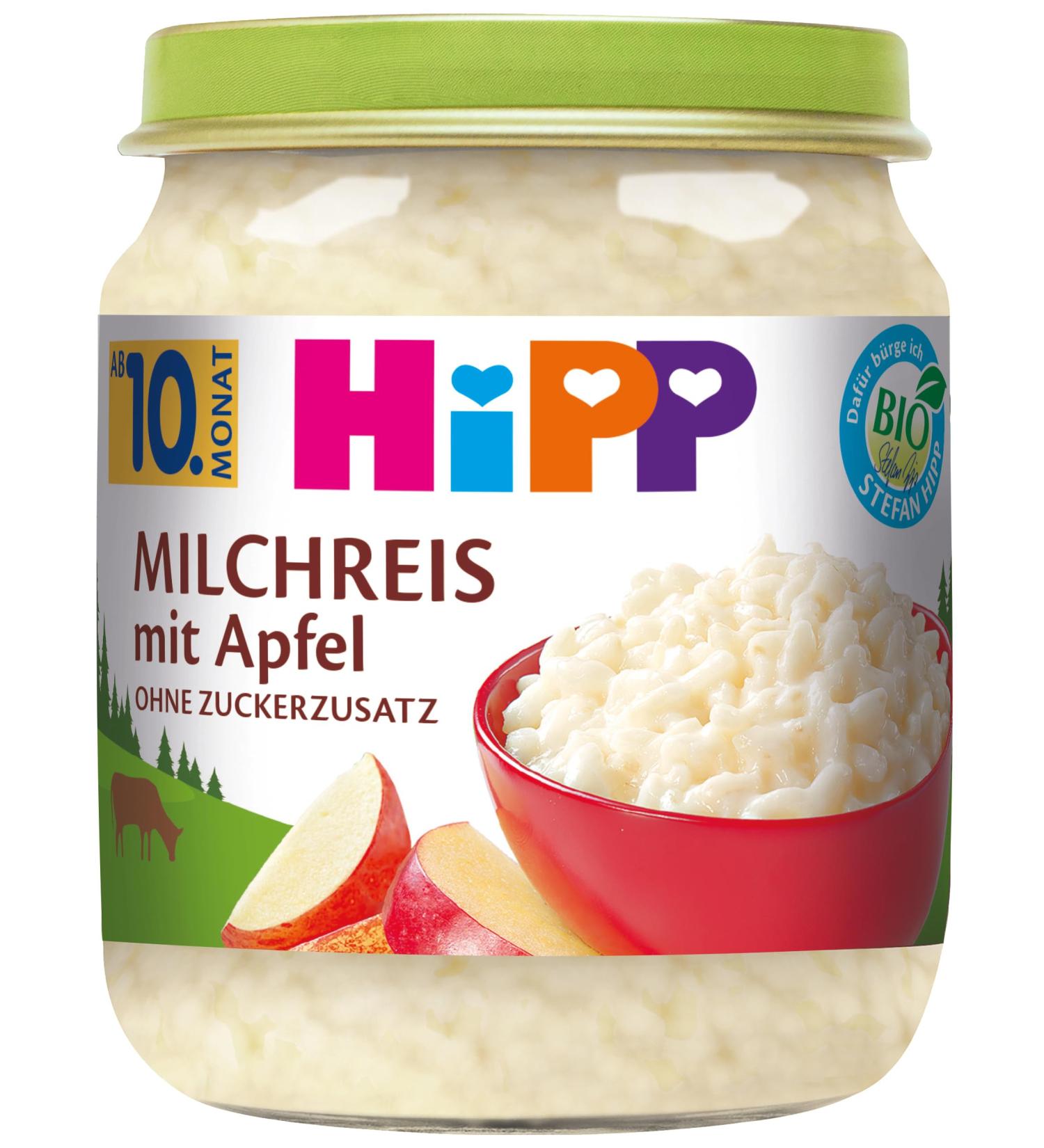 HiPP Dessert H 5110 Rice Pudding Apple 200g 200g Rice Pudding Apple