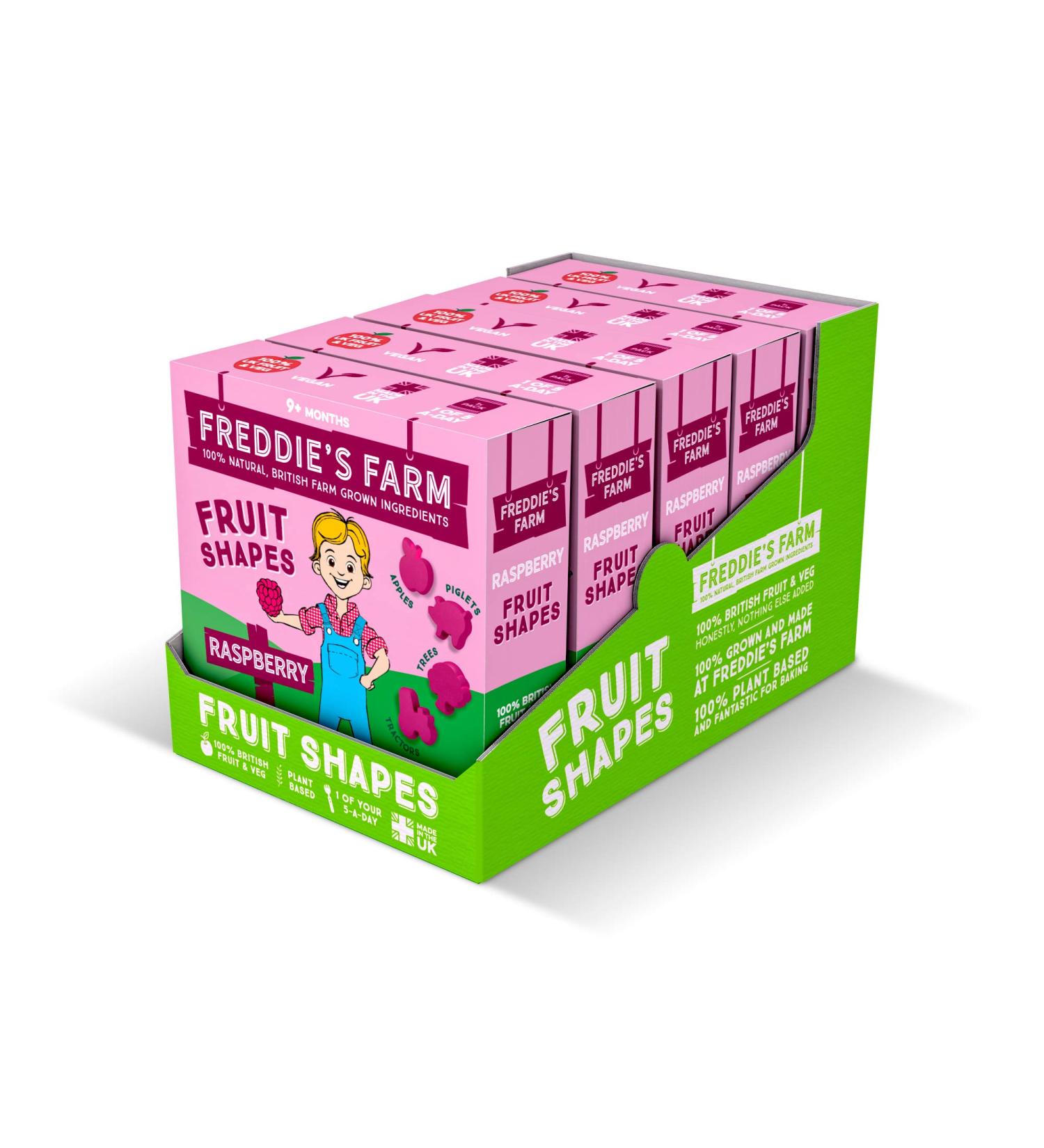 Freddie's Farm - Fruit Shapes (Raspberry 25 x 20g bags) - Buy Online on SooperMarket.com