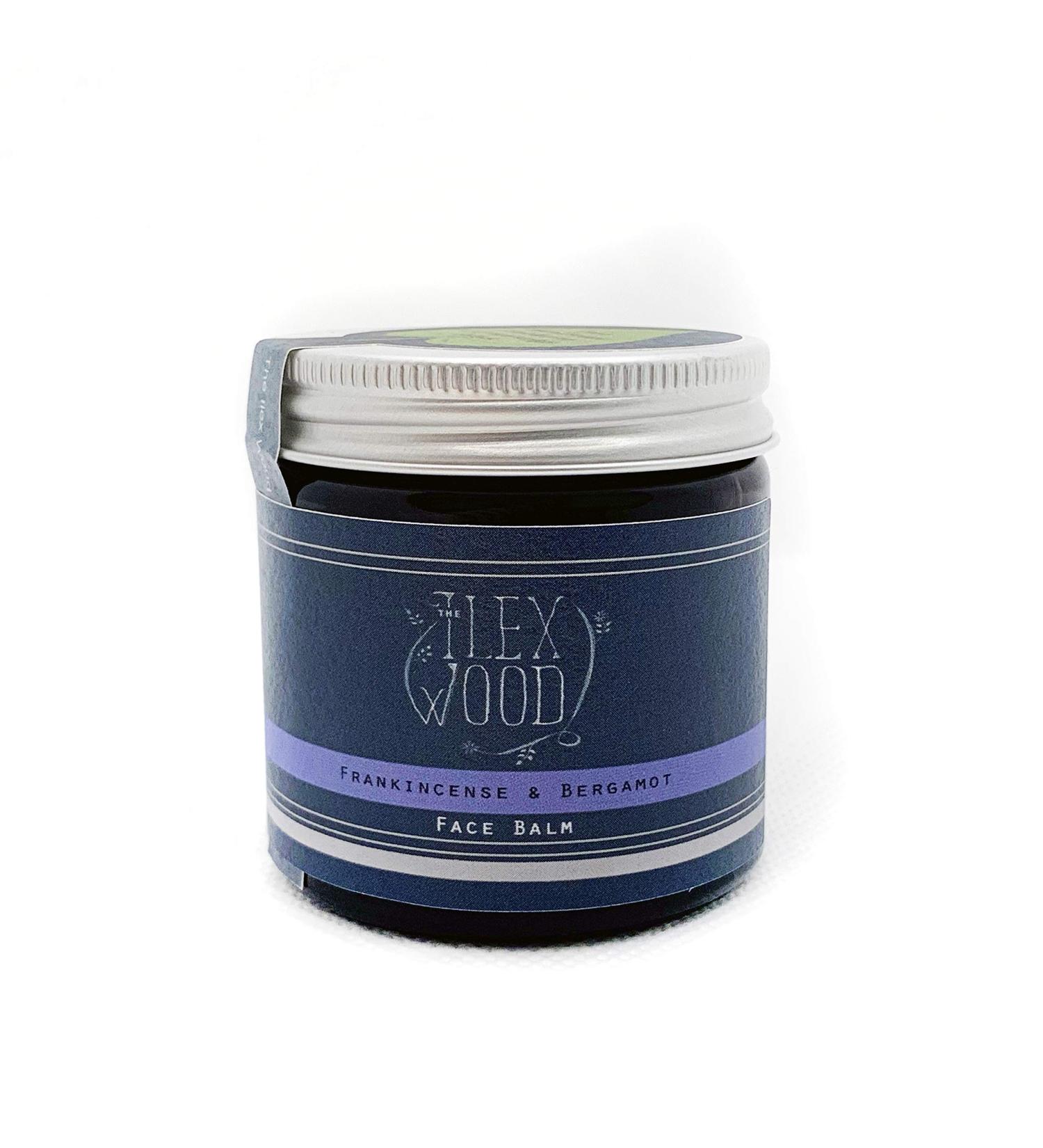 The Ilex Wood - Frankincense and Bergamot Face Balm - 100% Natural Handmade Vegan Moisturising Anti Ageing Wrinkle and Line Reducing Ingredients Cruelty & Plastic Free Palm Oil Free. 60ml - Buy Online on SooperMarket.com