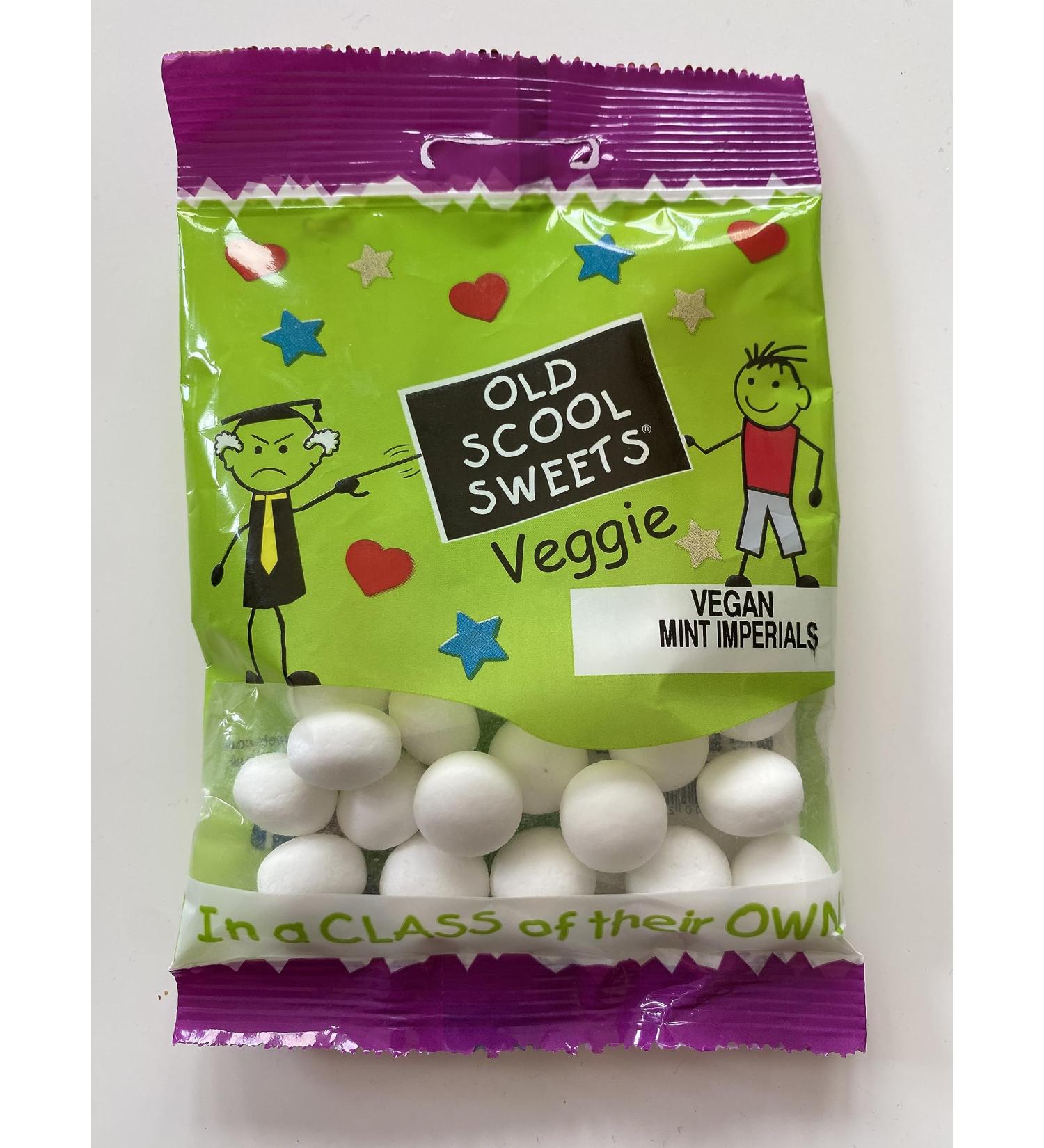 Old Scool Sweets Mint Imperials Vegan 60g Vegan Mint Imperials 60g