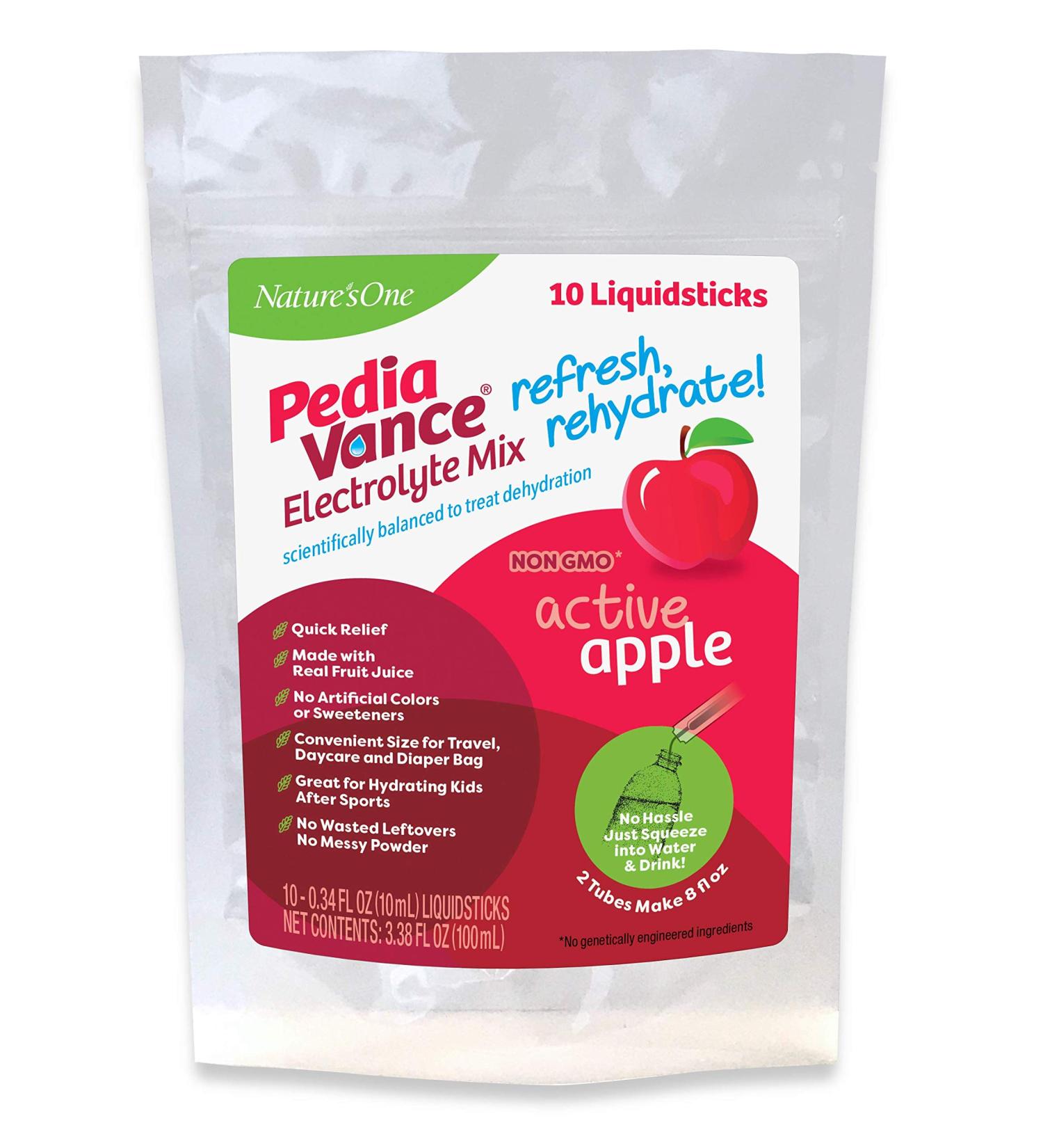 GoSupps.com - Nature's One PediaVance Electrolyte Mix Active Apple 10 Liquidsticks 0.34 fl oz (10 ml) Each - Buy Online on SooperMarket.com