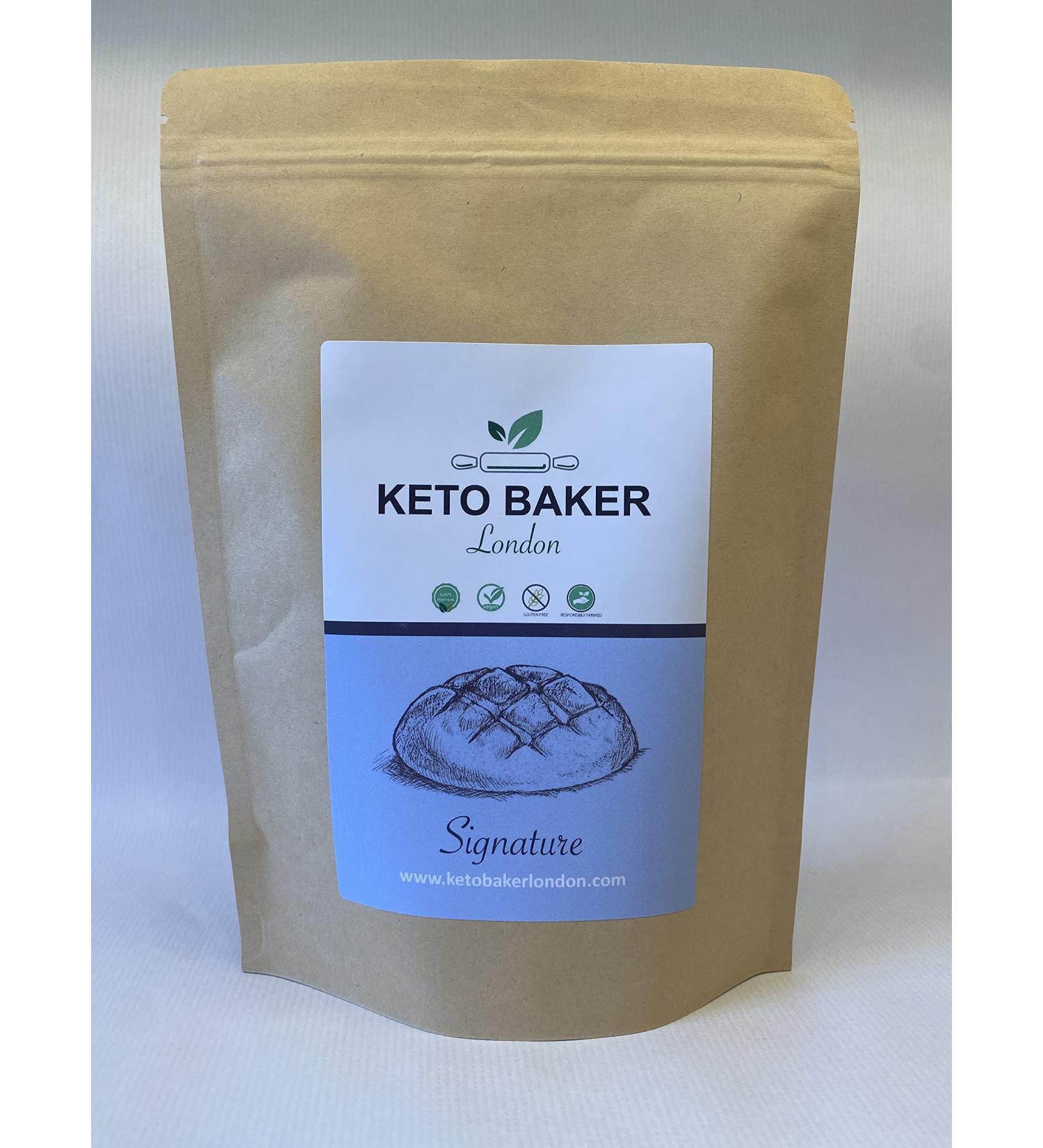 Keto Baker London Bread and Cake Mix - Signature Loaf Baking Mix Vegan Gluten-Free and Low-Carb - Buy Online on SooperMarket.com