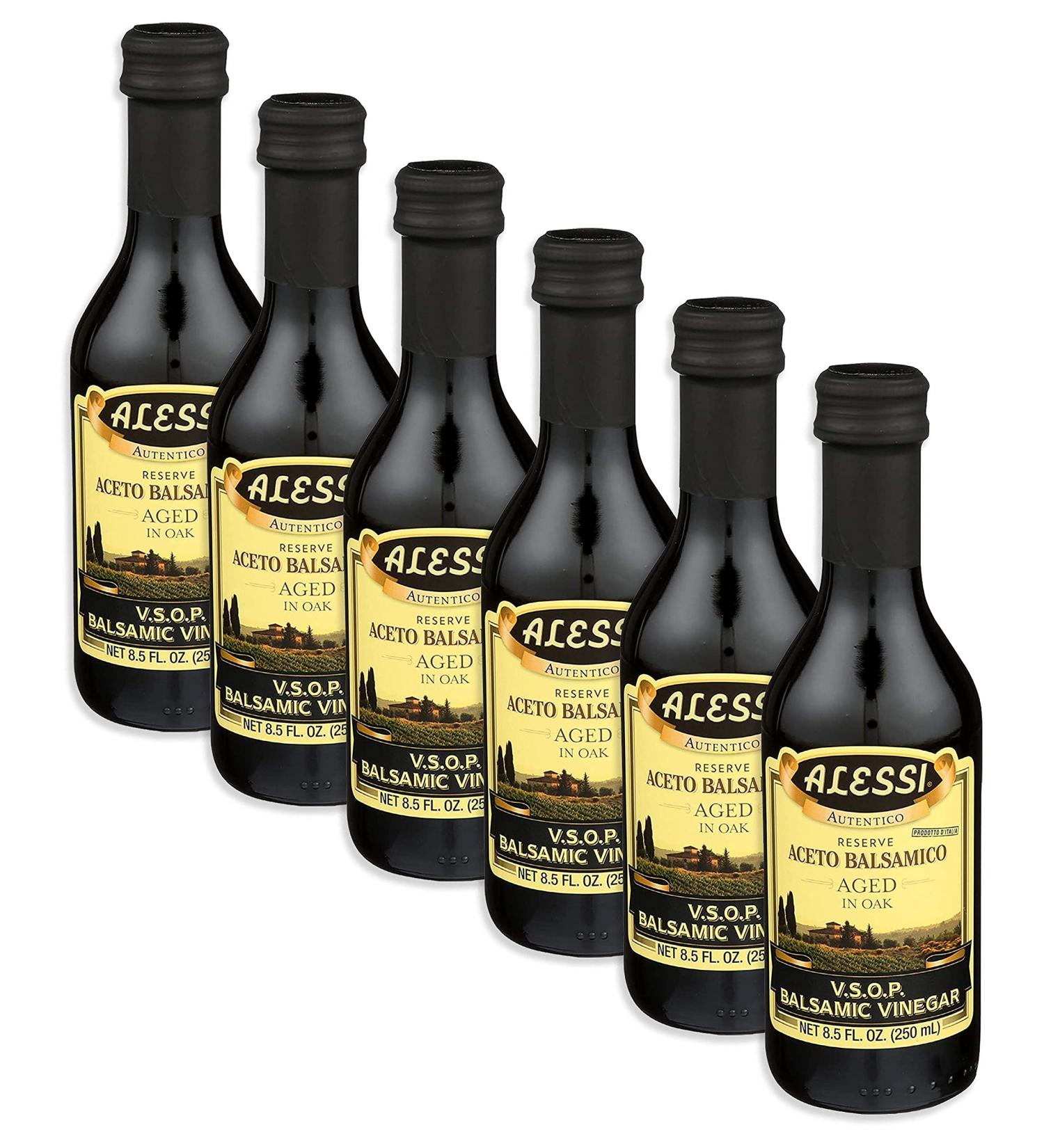 Alessi V.SO.P Balsamic Vinegar 8.5 oz - 6 Pack | Premium Quality for Gourmet Cooking - Buy Online on SooperMarket.com
