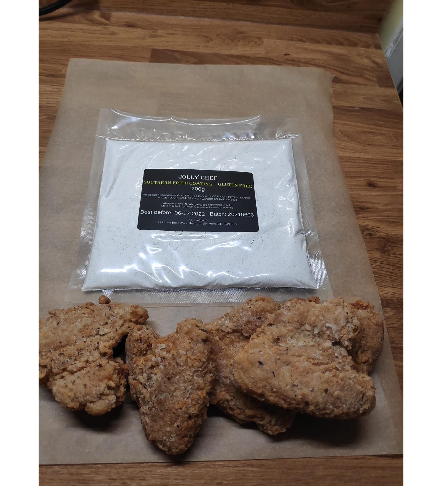Southern Fried Chicken Coating (Gluten Free) 200g - Delicious and Crispy Coating for Gluten-Free Chicken - Buy Online on SooperMarket.com