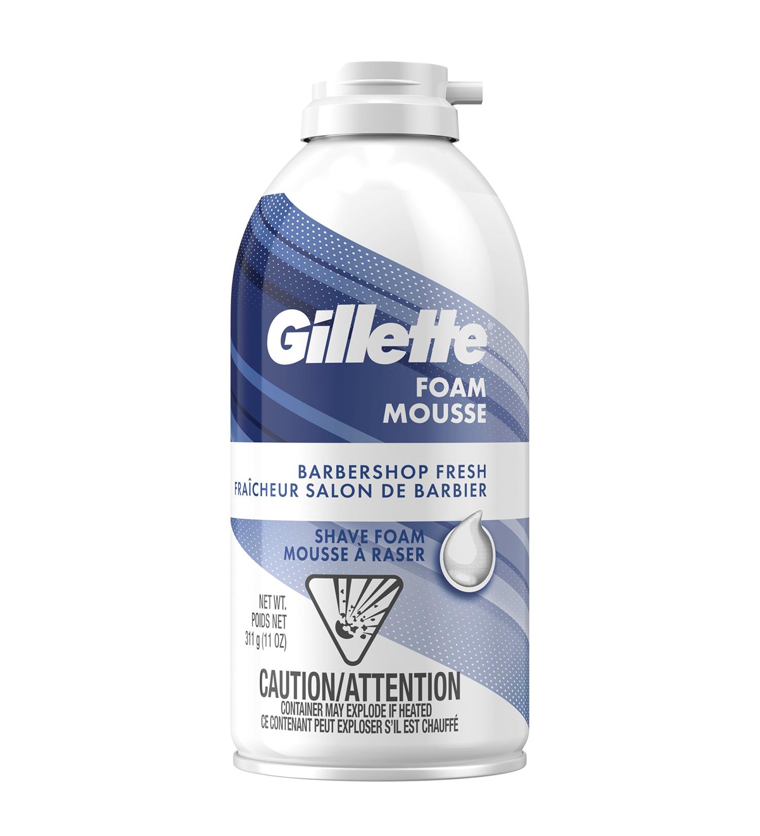 Gillette Barbershop Fresh Shave Foam 11 oz - Smooth Shaving Cream - Buy Online on SooperMarket.com