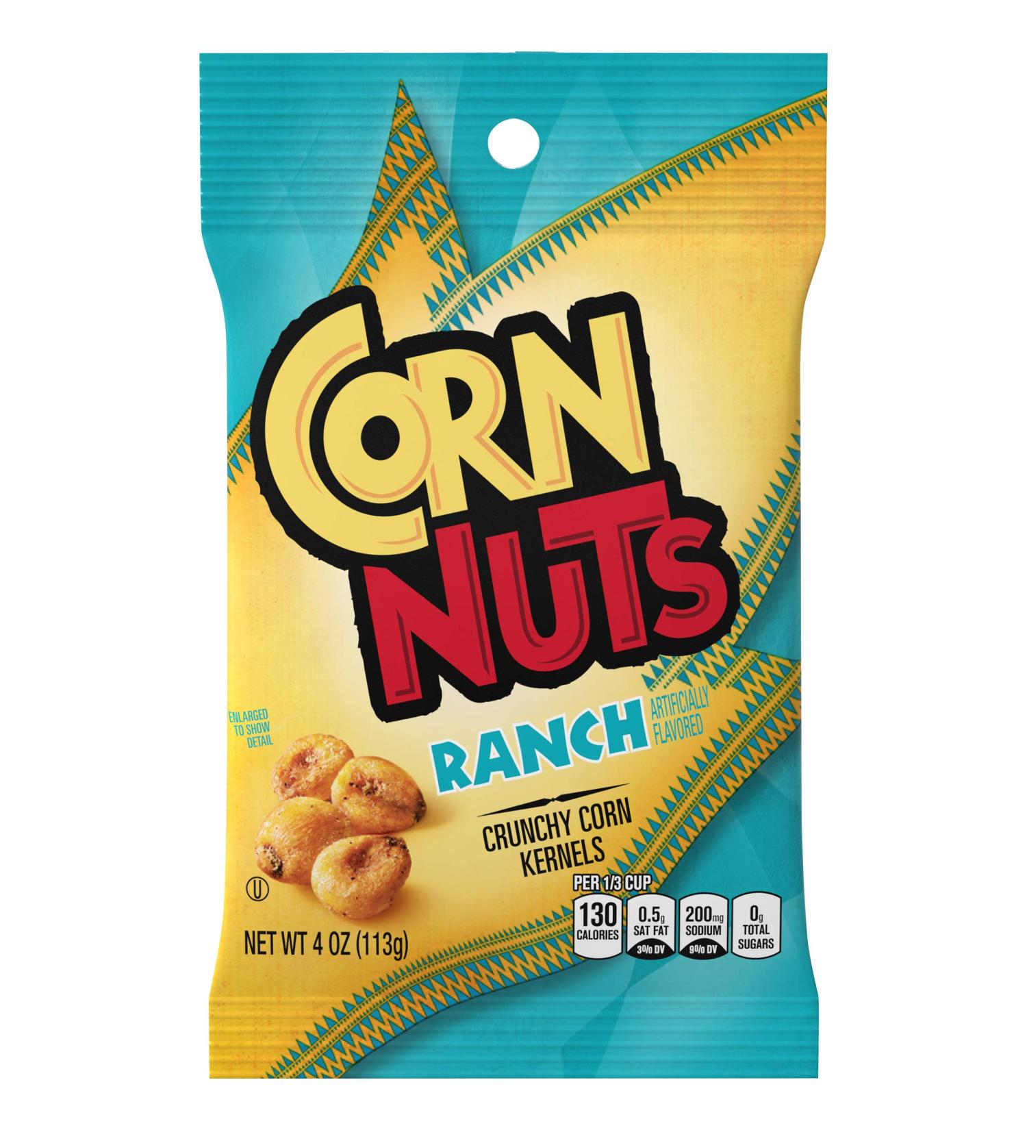 Ranch Crunchy Corn Kernels - 4 oz (Pack of 12) | Corn Nuts Snack - Buy Online on SooperMarket.com