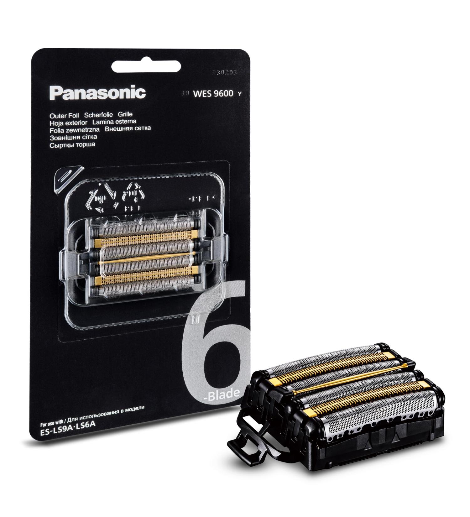 Buy Panasonic WES9600Y1361 Replacement Blades for ES-LS9A & ES-LS6A | 6-Blade System | Advanced Waterproof Japanese Stainless Steel - Buy Online on SooperMarket.com