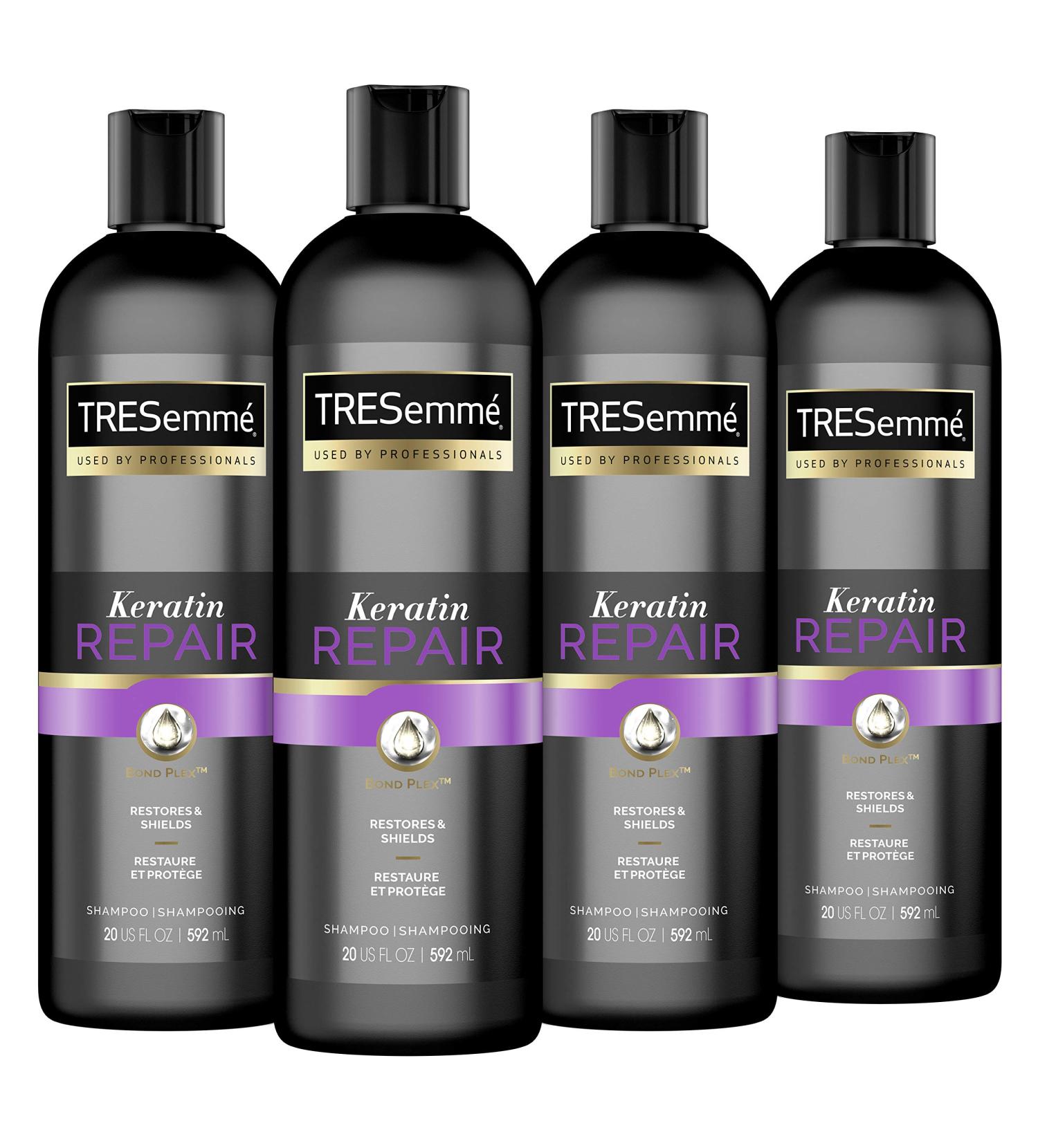 TRESemm Keratin Repair Shampoo for Damaged Hair - 20 oz (Pack of 4) - Buy Online on SooperMarket.com