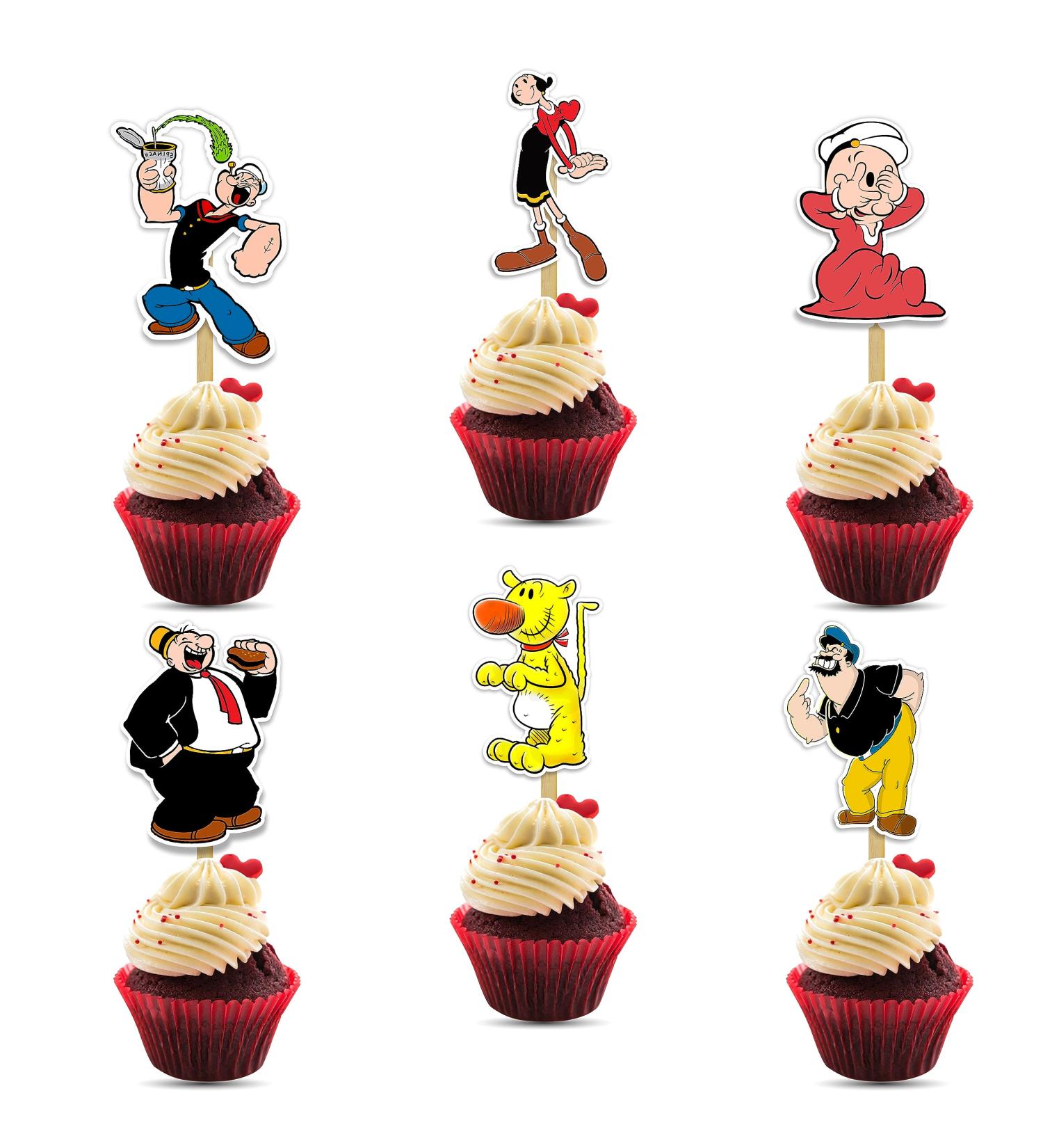 Seyal Popye cupcake topper Seyal Popye Cupcake Topper - Buy Online on SooperMarket.com