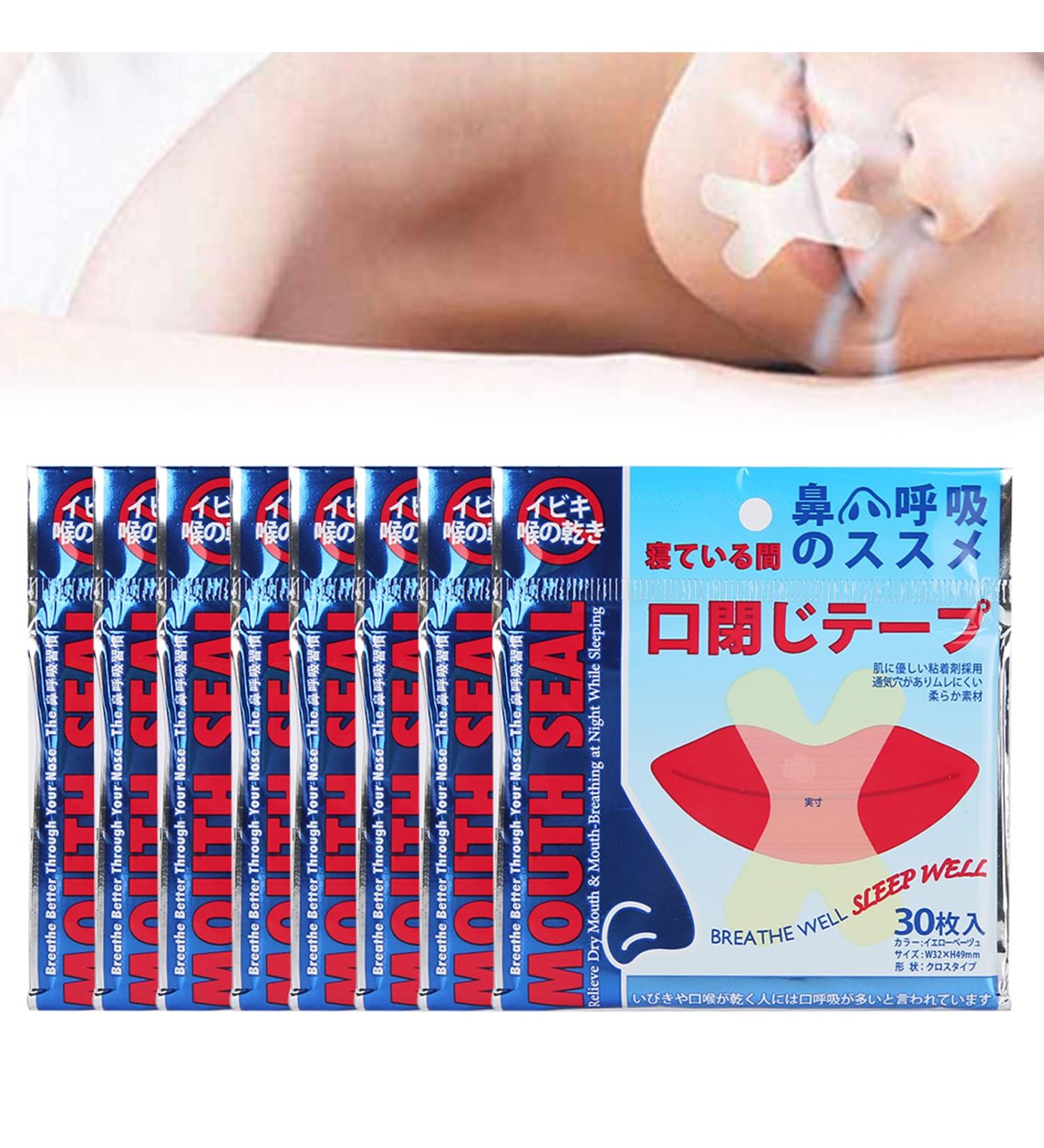 240pcs Anti Snore Sleep Strips | Comfortable & Safe | 8 X 3.2cm | Anti Snoring Patch for Home Use - Buy Online on SooperMarket.com
