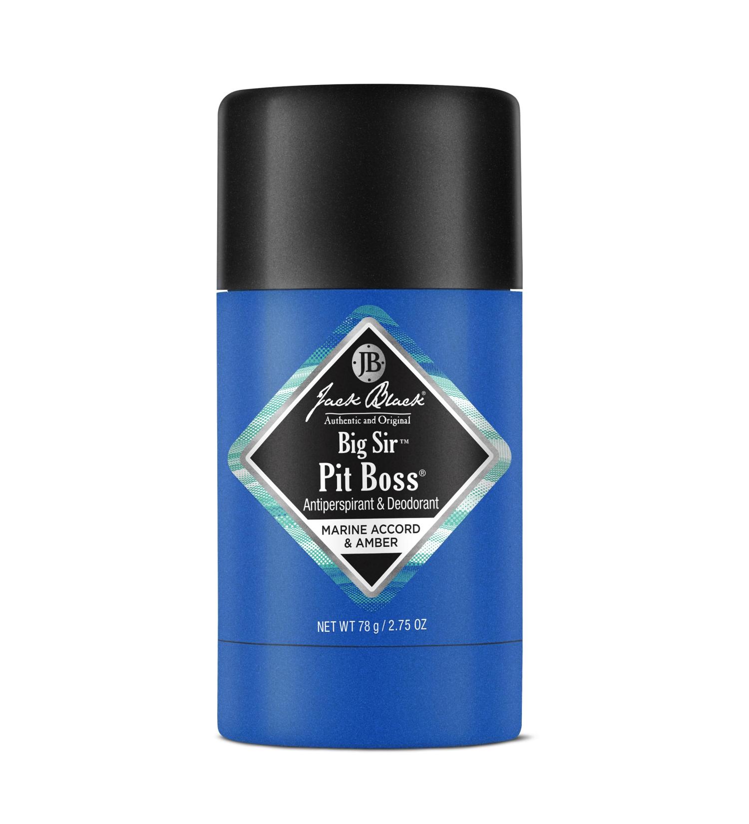 Jack Black Pit Boss Mens Deodorant Antiperspirant - Jack Black Deodorant for Men Antiperspirant for Men Antiperspirant Deodorant Men Men's Deodorant Mens Sensitive Skin Deodorant Mens Gifts Marine Accord & Amber - Buy Online on SooperMarket.com