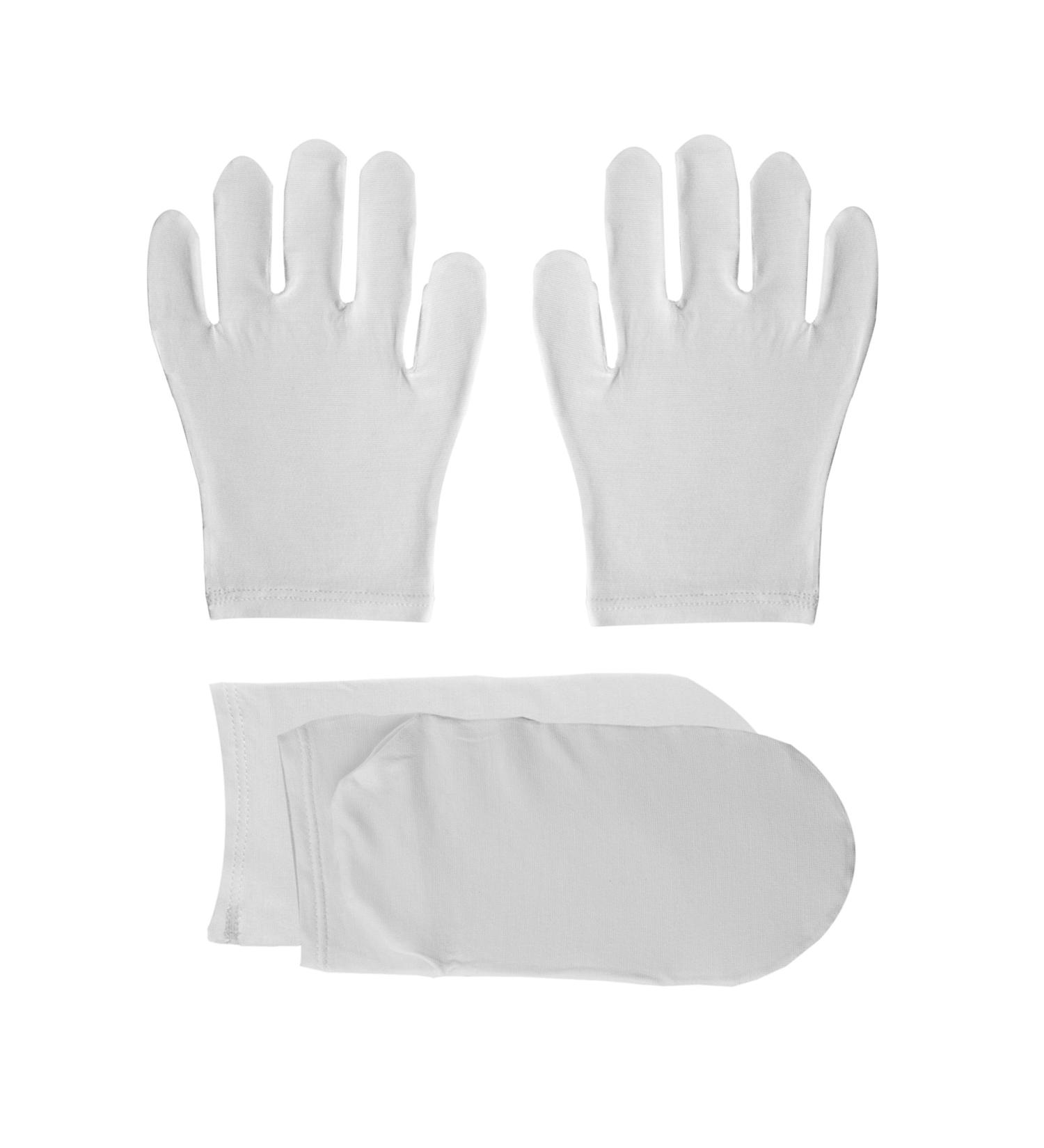 Jasmine Silk Moisturising Bamboo Gloves and Socks Unisex Adult Anti Eczema Skin Care One Size