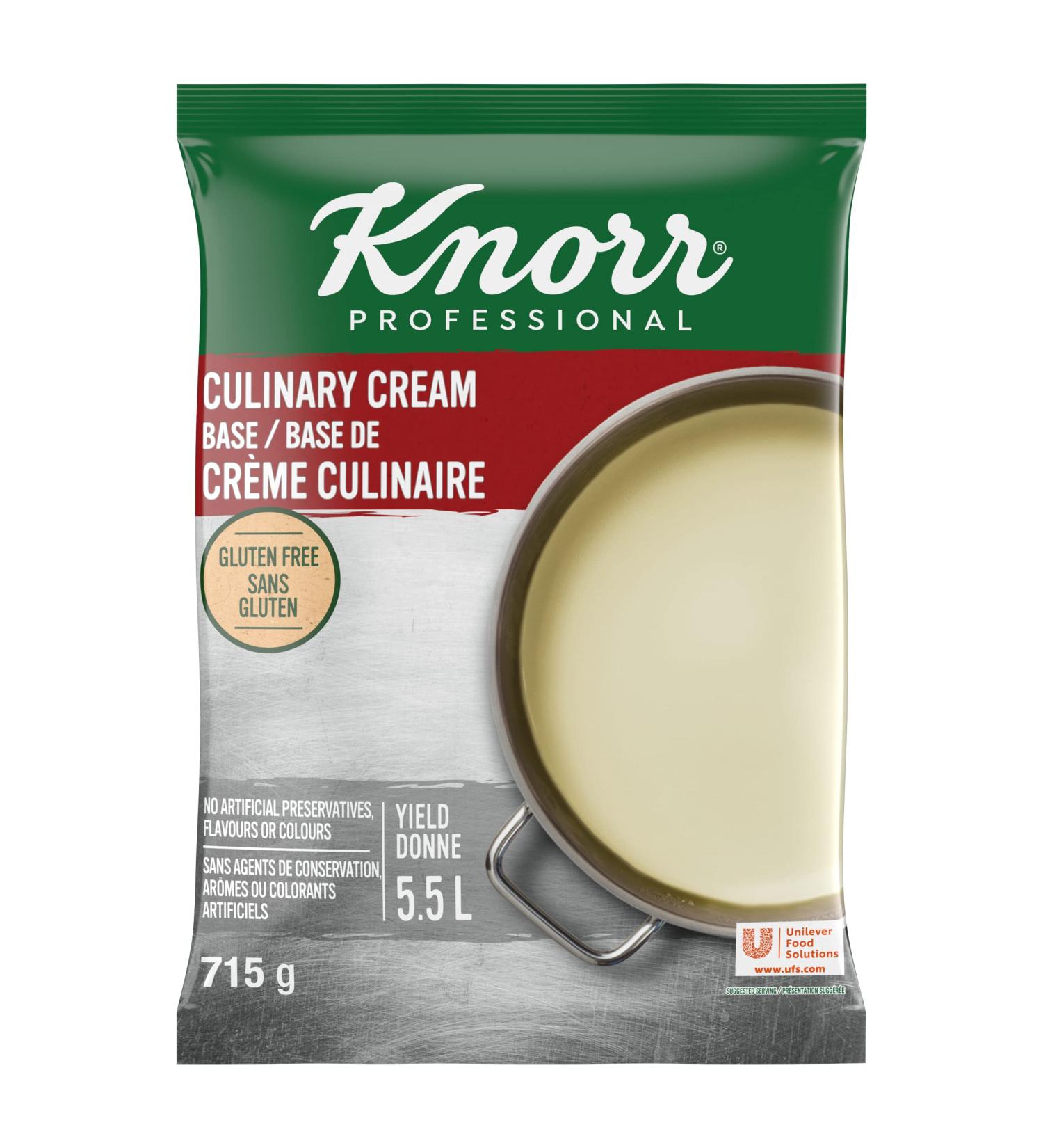 Knorr Professional Culinary Cream Base Gluten Free 715 grams - Buy Online on SooperMarket.com