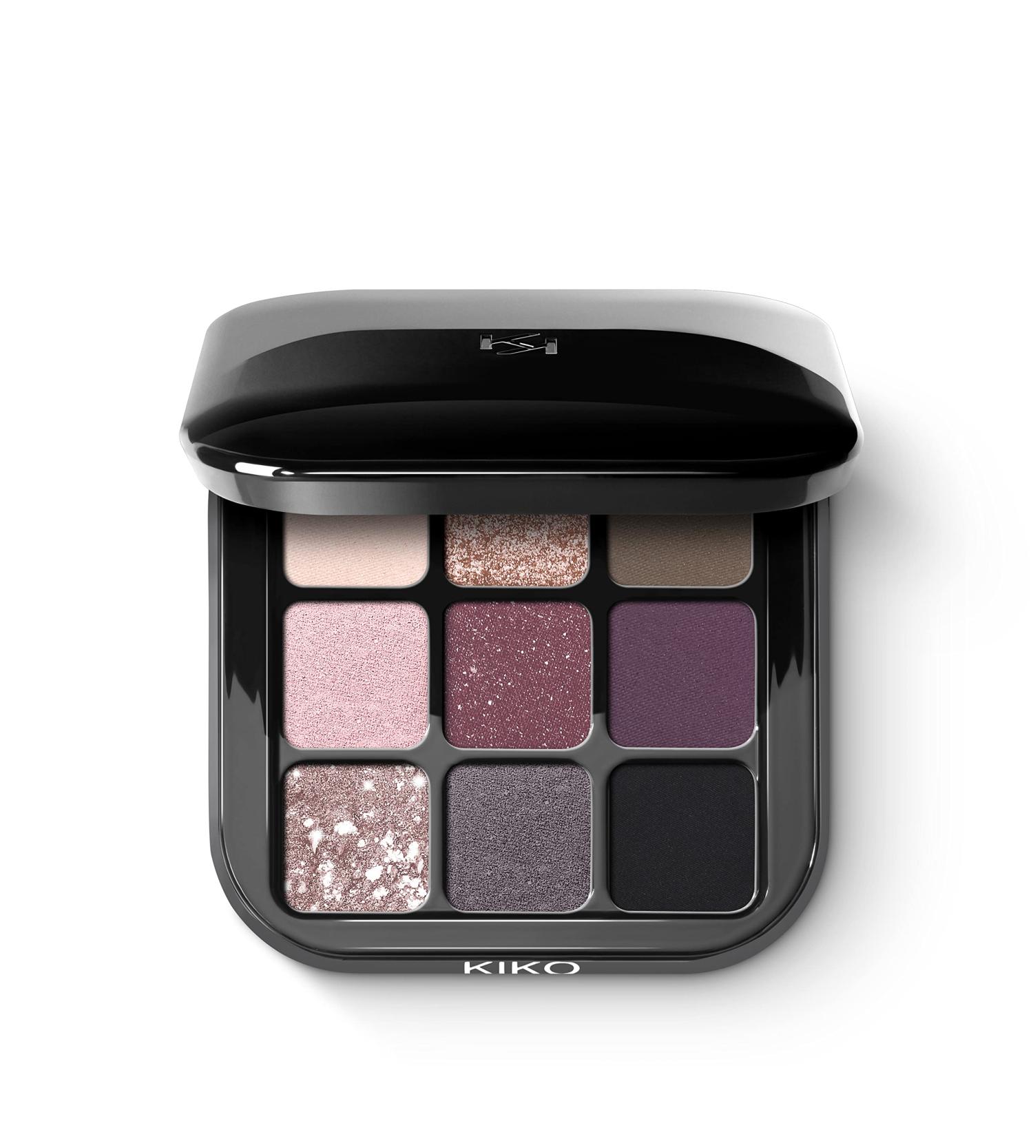 KIKO Milano Glamour Multi Finish Eyeshadow Palette 04 - Mauve Selection - Buy Online on SooperMarket.com