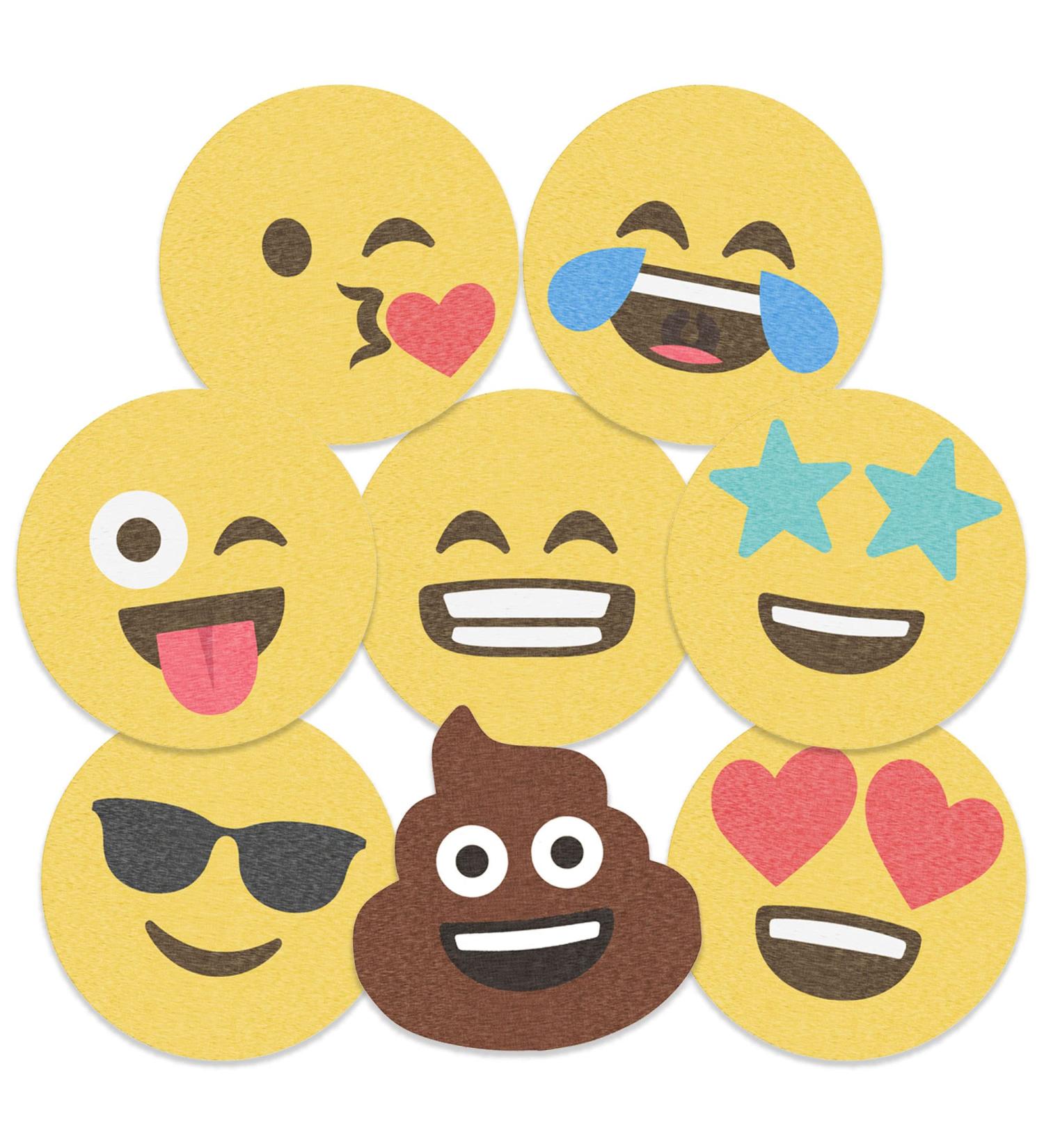 Edible Wafer Emoji Pre-Cut Cupcake Toppers - 24pc - Buy Online on SooperMarket.com