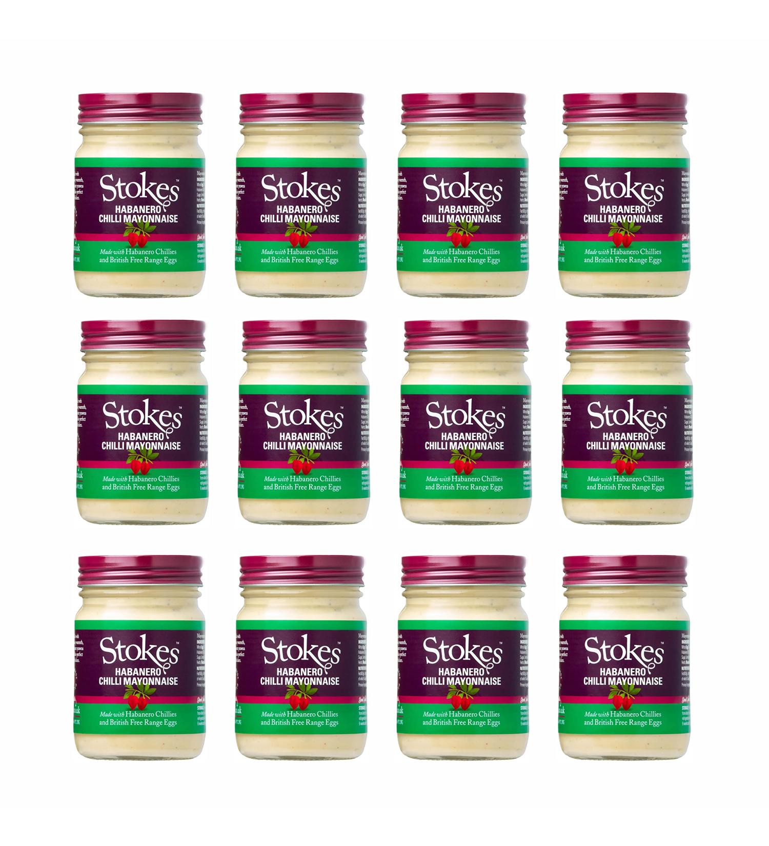 Stokes Habanero Chilli Mayonnaise 205g - Pack of 12