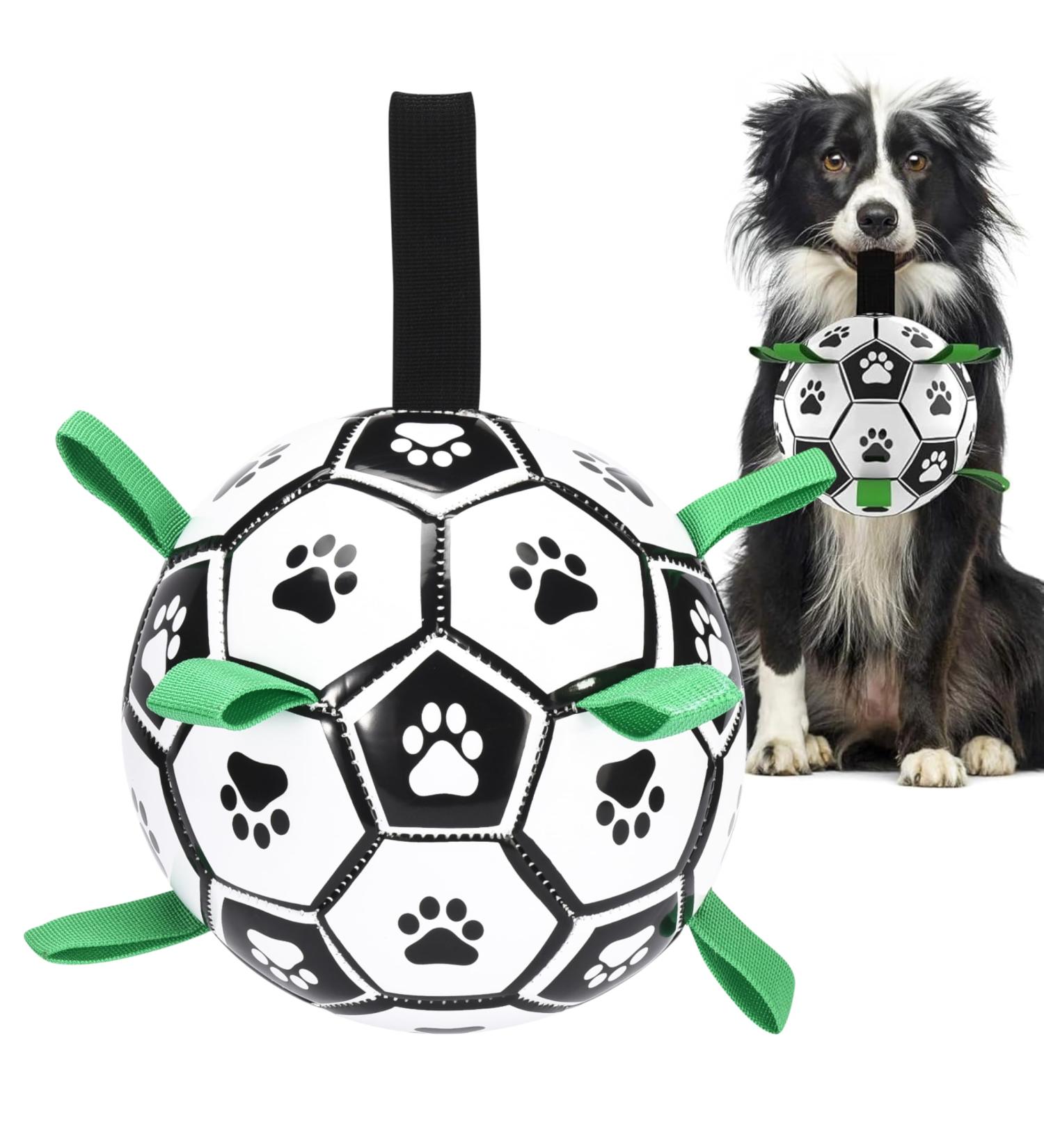 Black Rhino I Super Robust Dog Ball - Durable Interactive Dog Toys for Fetch Pull & Water Play - Available in White Green Black - Buy Online on SooperMarket.com