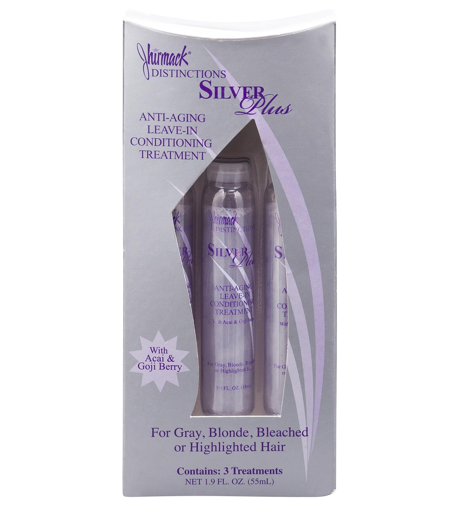 Jhirmack Silver Plus Anti-Aging Leave-in Conditioning Treatment Set - Best International Shipping Moisturize & Restore Shine - Buy Online on SooperMarket.com