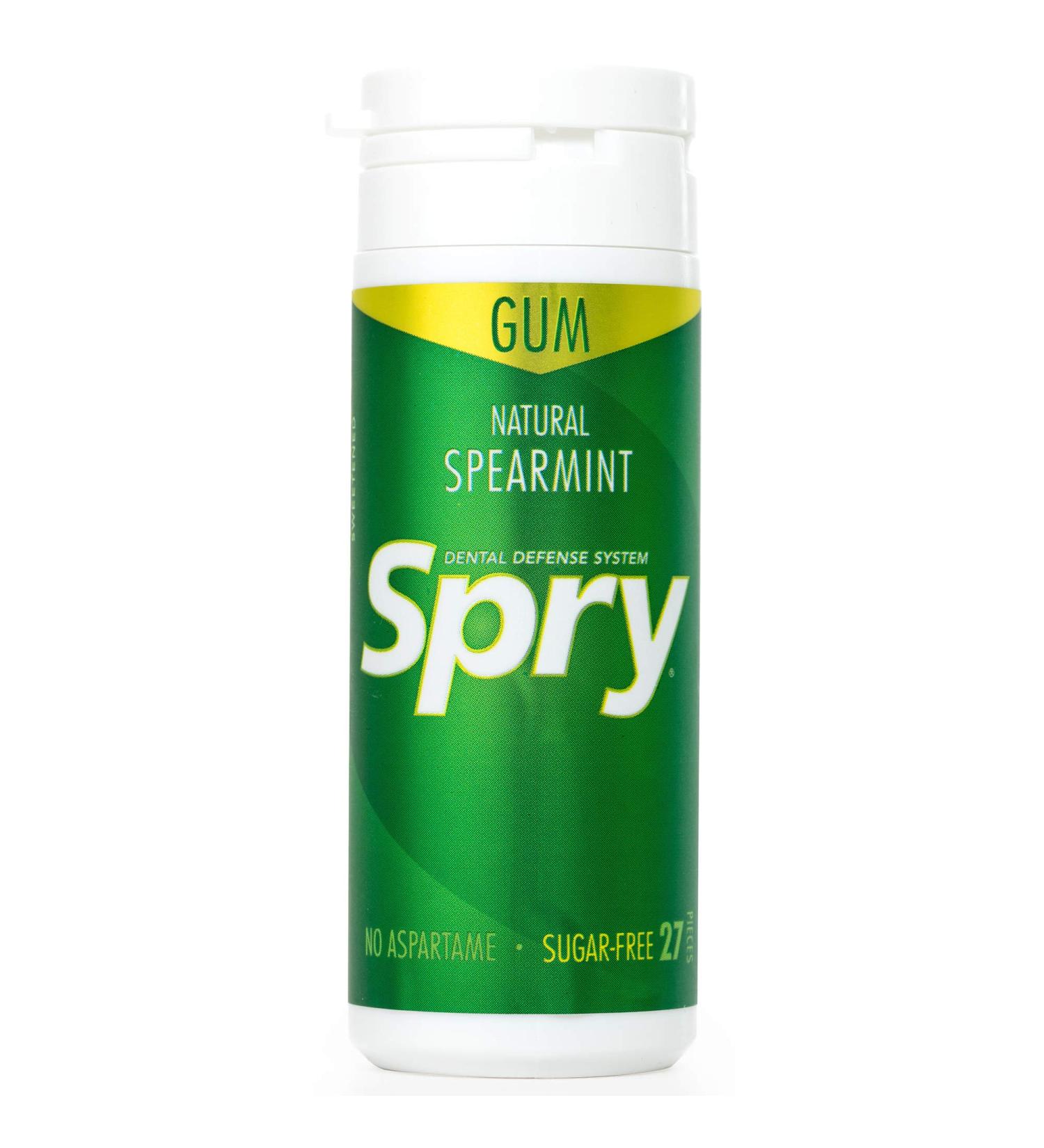 Xlear Spry Spearmint Sugar-Free Chewing Gum - 27 Pieces for Fresh Breath - Buy Online on SooperMarket.com