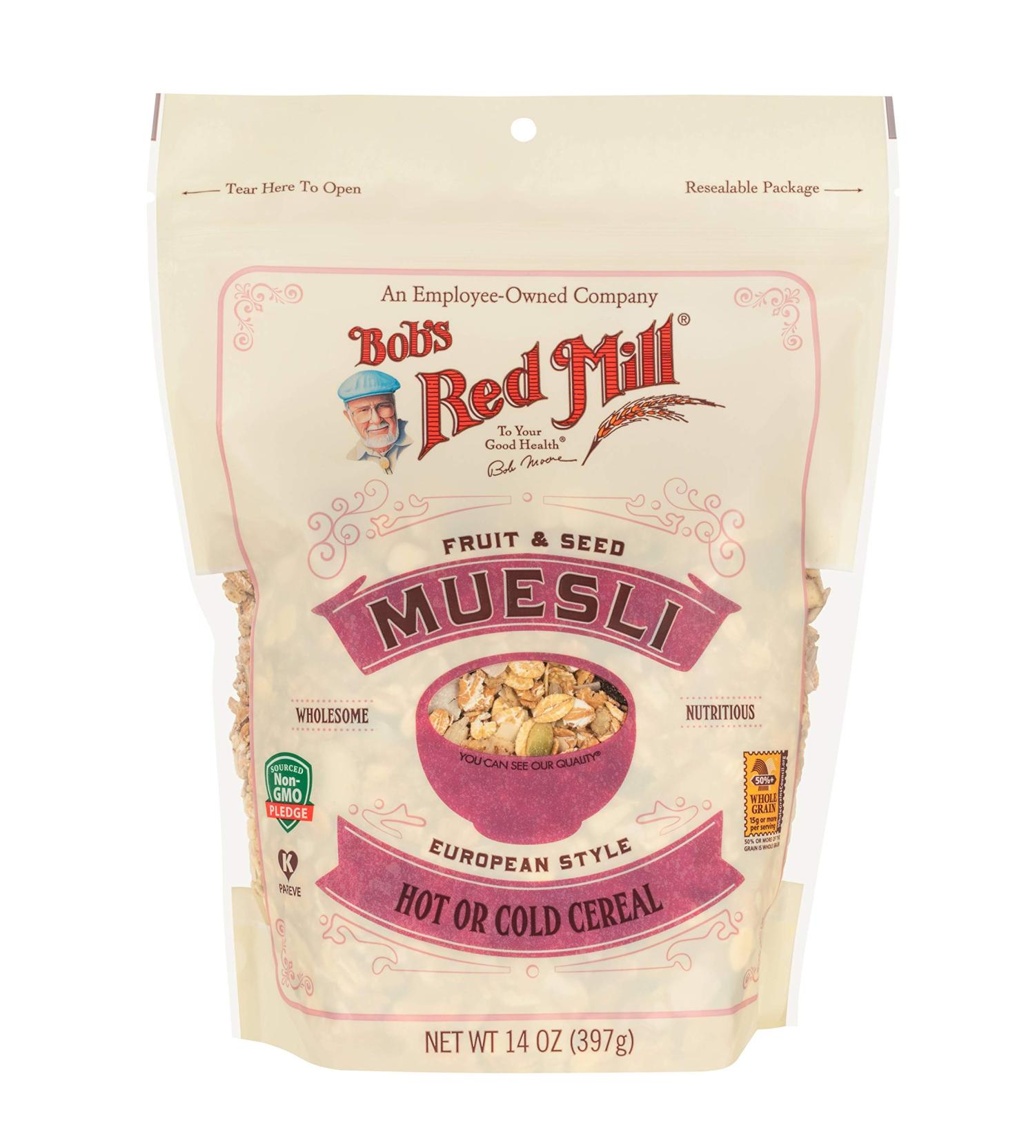 Bob's Red Mill Fruit & Seed Muesli 14oz - Nutritious Breakfast Blend - Buy Online on SooperMarket.com