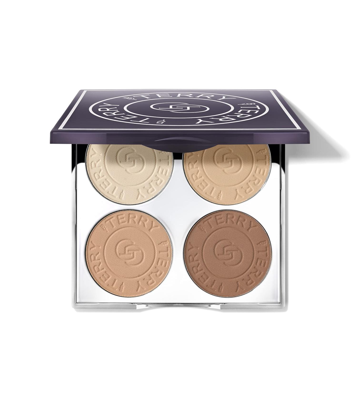 By Terry Hyaluronic Hydra-Powder Palette N2 - Medium to Warm | 4-Shade Vegan Contour Palette for Flawless Complexion - Buy Online on SooperMarket.com