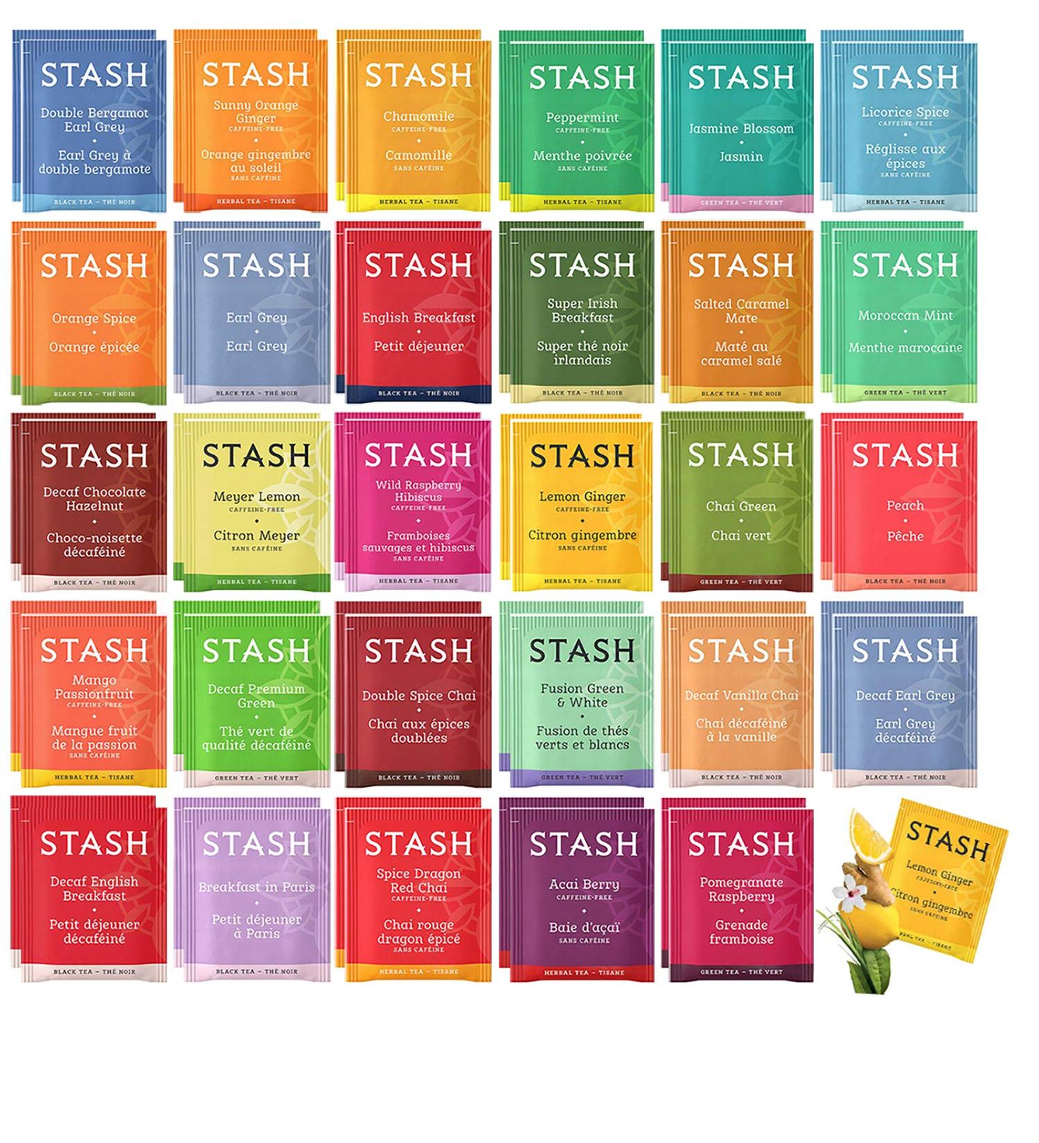 Blue Ribbon Tea Bags Sampler Assortment Box - 52 Count - Buy Online on SooperMarket.com